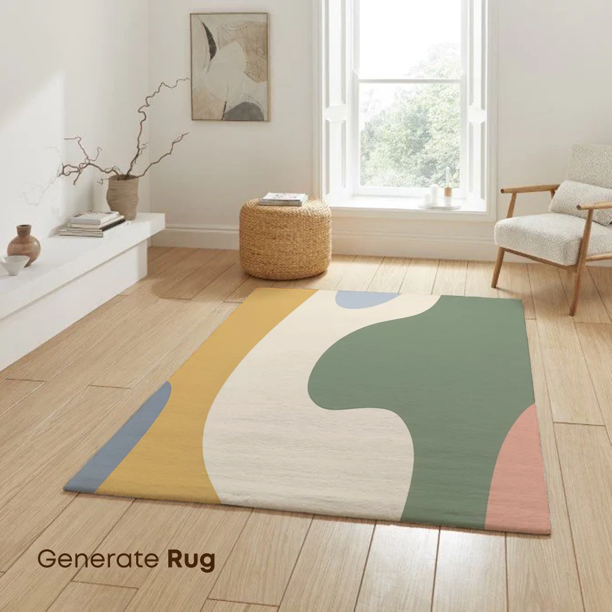 Abstract Fusion: Warm Tones and Organic Shapes - Image 6