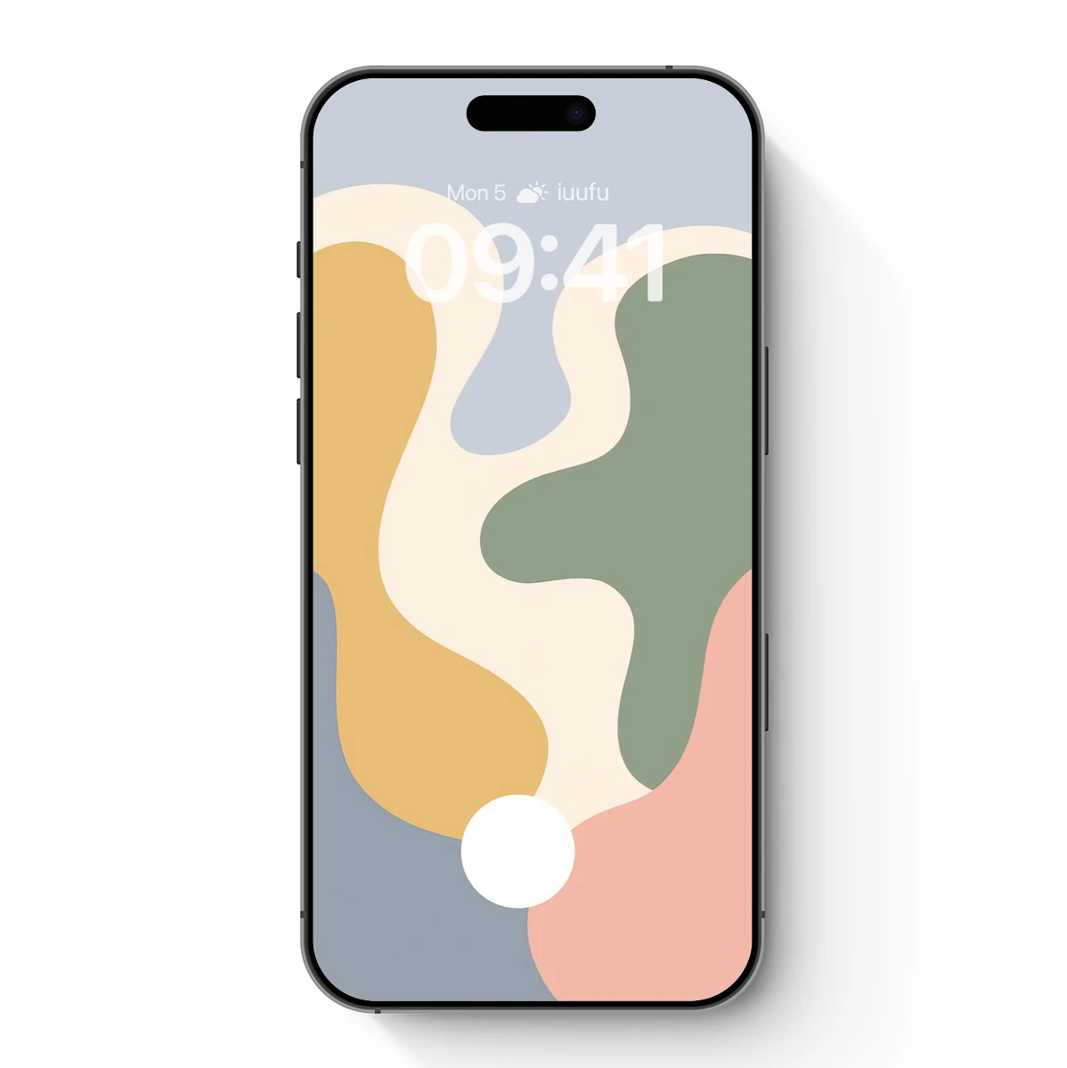 Abstract Fusion: Warm Tones and Organic Shapes