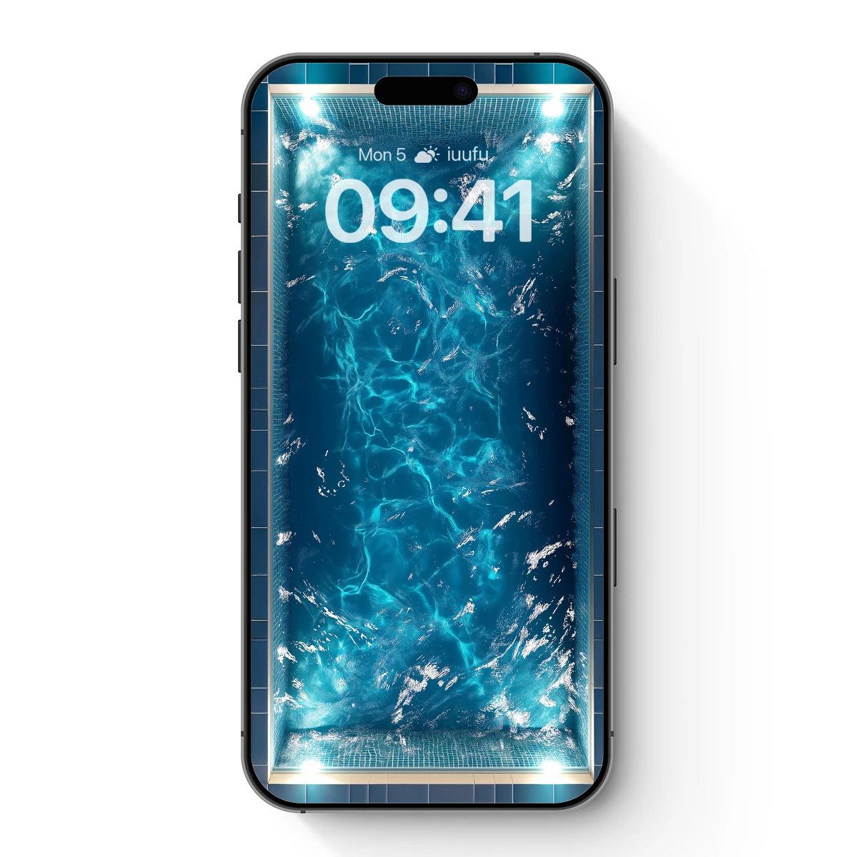 Deep Blue Abyss: A Liquid Canvas of Turquoise Waves