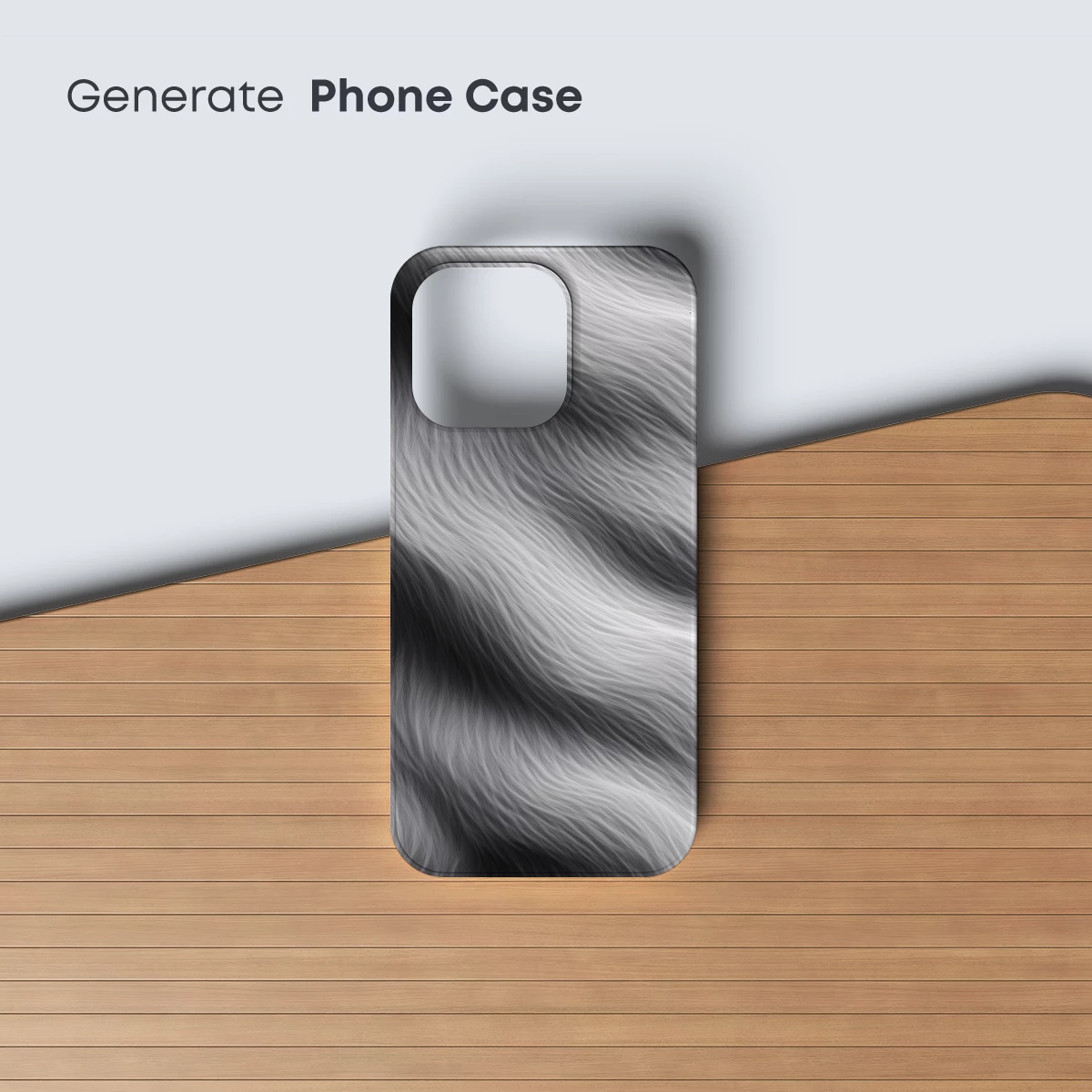 Ethereal Silk Waves: Monochrome Flow - Image 3