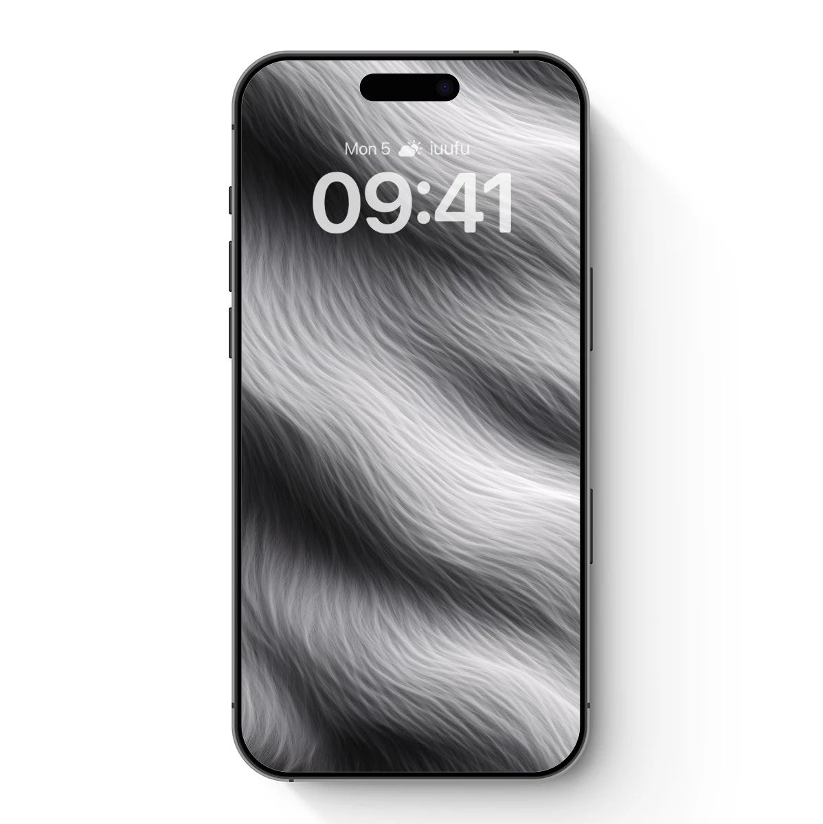 Ethereal Silk Waves: Monochrome Flow