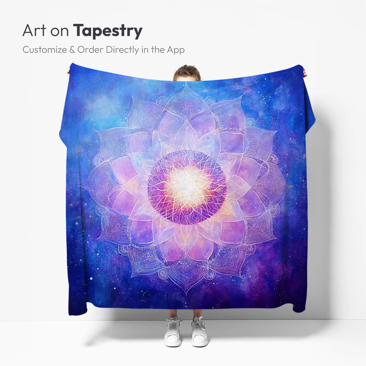 Cosmic Lotus Bloom: Radiant Mandala Art - Image 5
