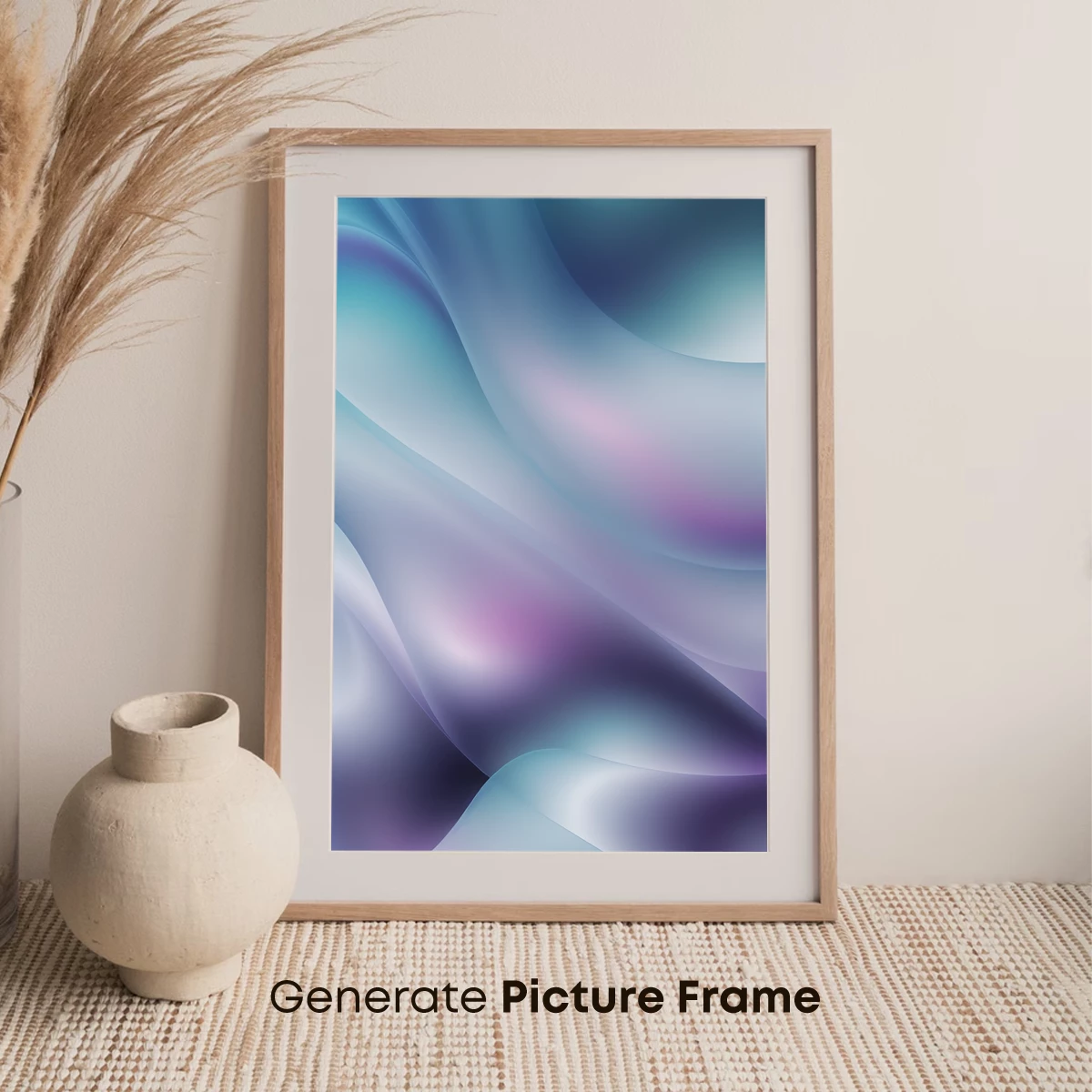 Ethereal Flow: Abstract Gradient Waves - Image 7