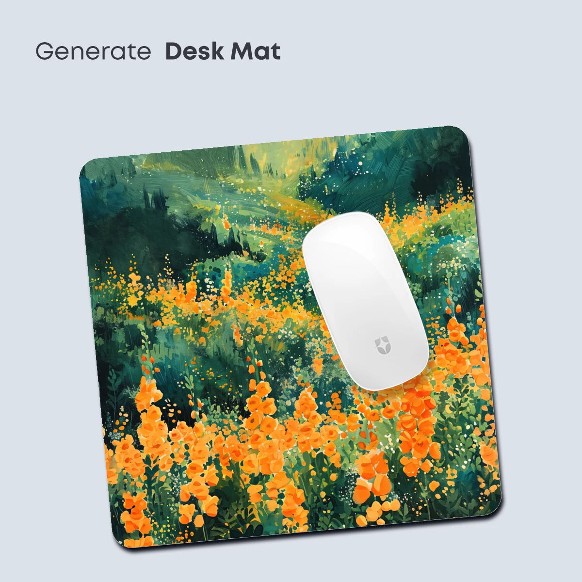 Golden Bloom Symphony: Abstract Floral Artistry - Image 4