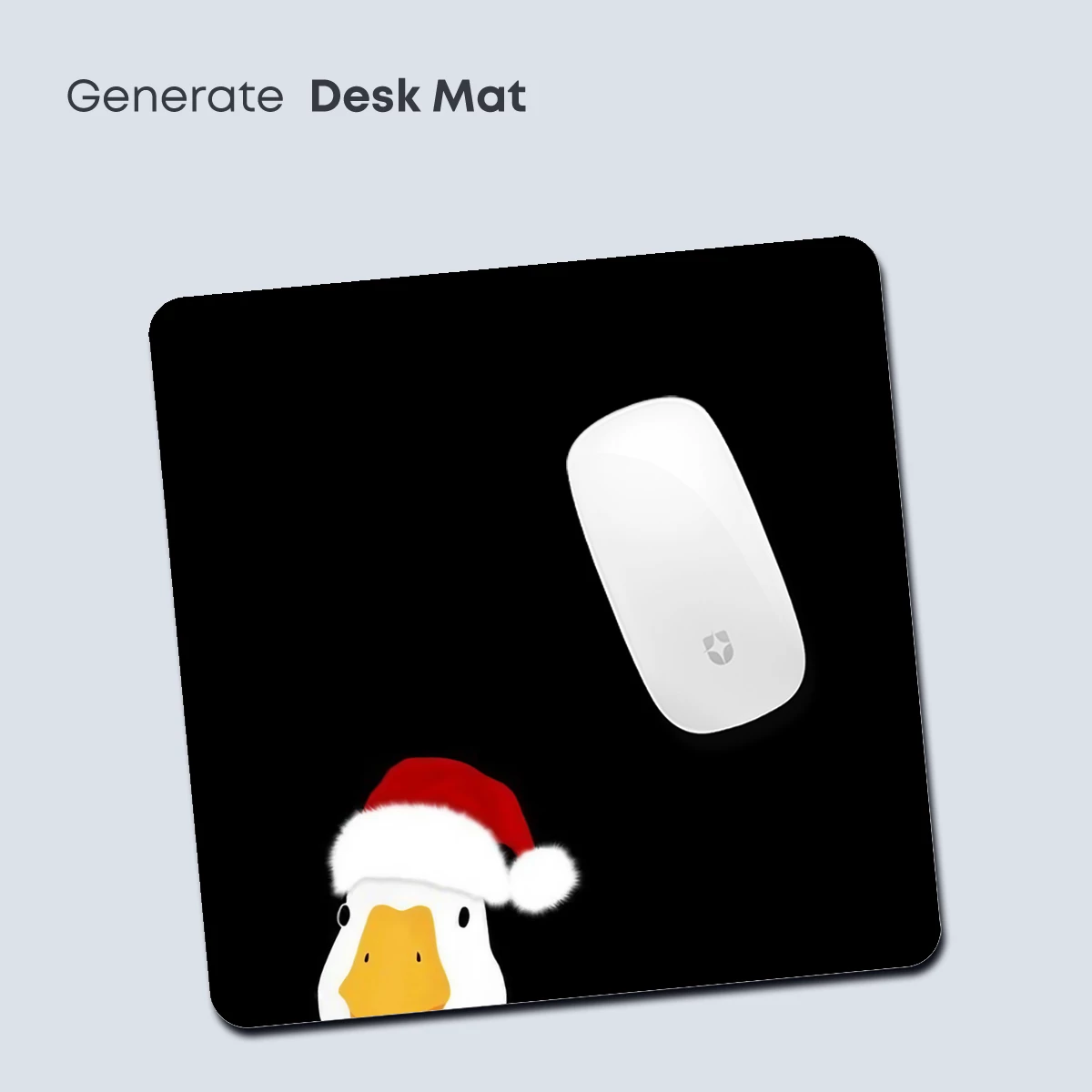 Festive Goose in Santa Hat: Minimalist Holiday Charm - Image 4