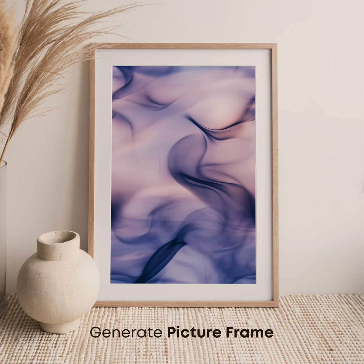 Ethereal Smoke Waves: A Dance of Violet Hues - Image 7