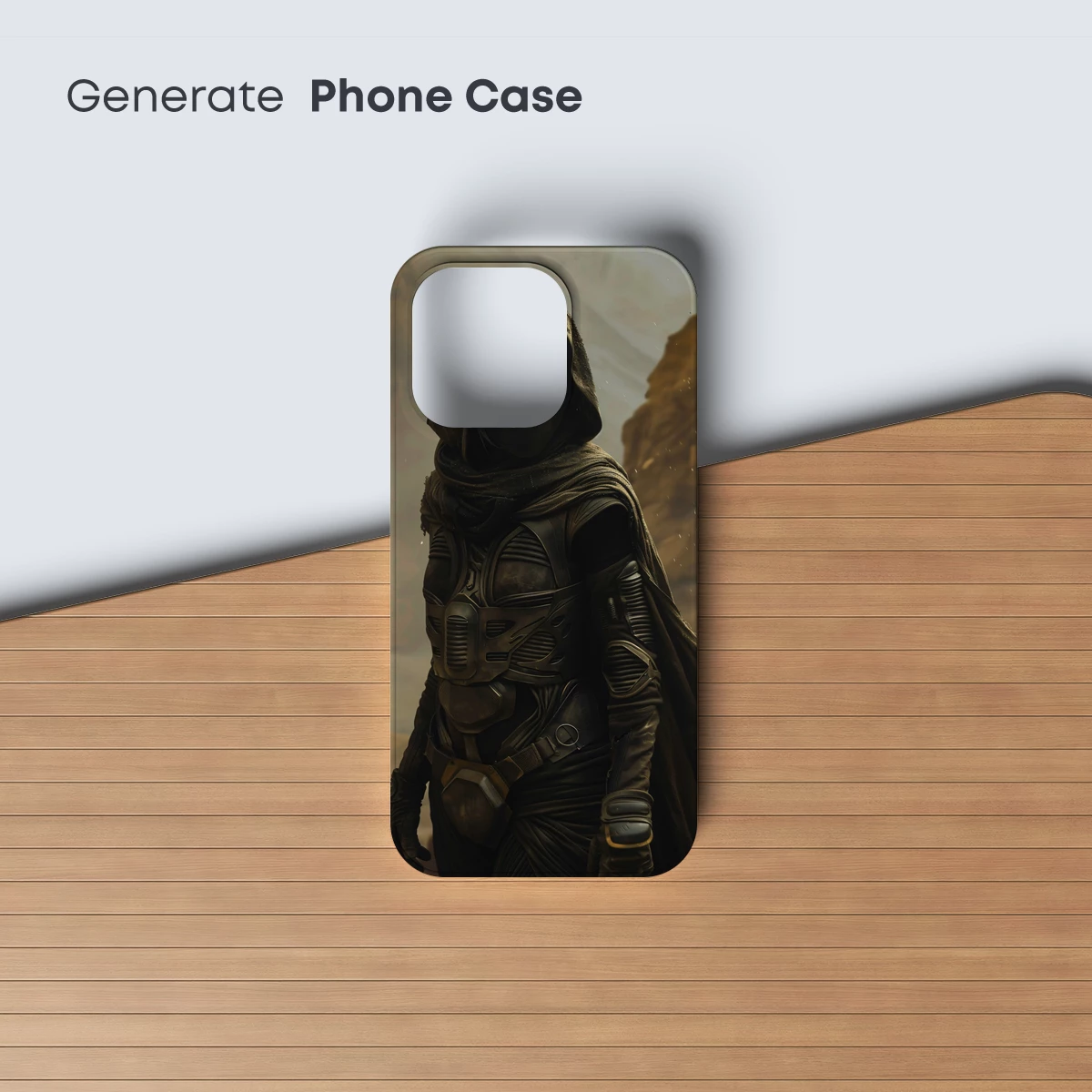 Desert Nomad in Futuristic Armor - Image 3