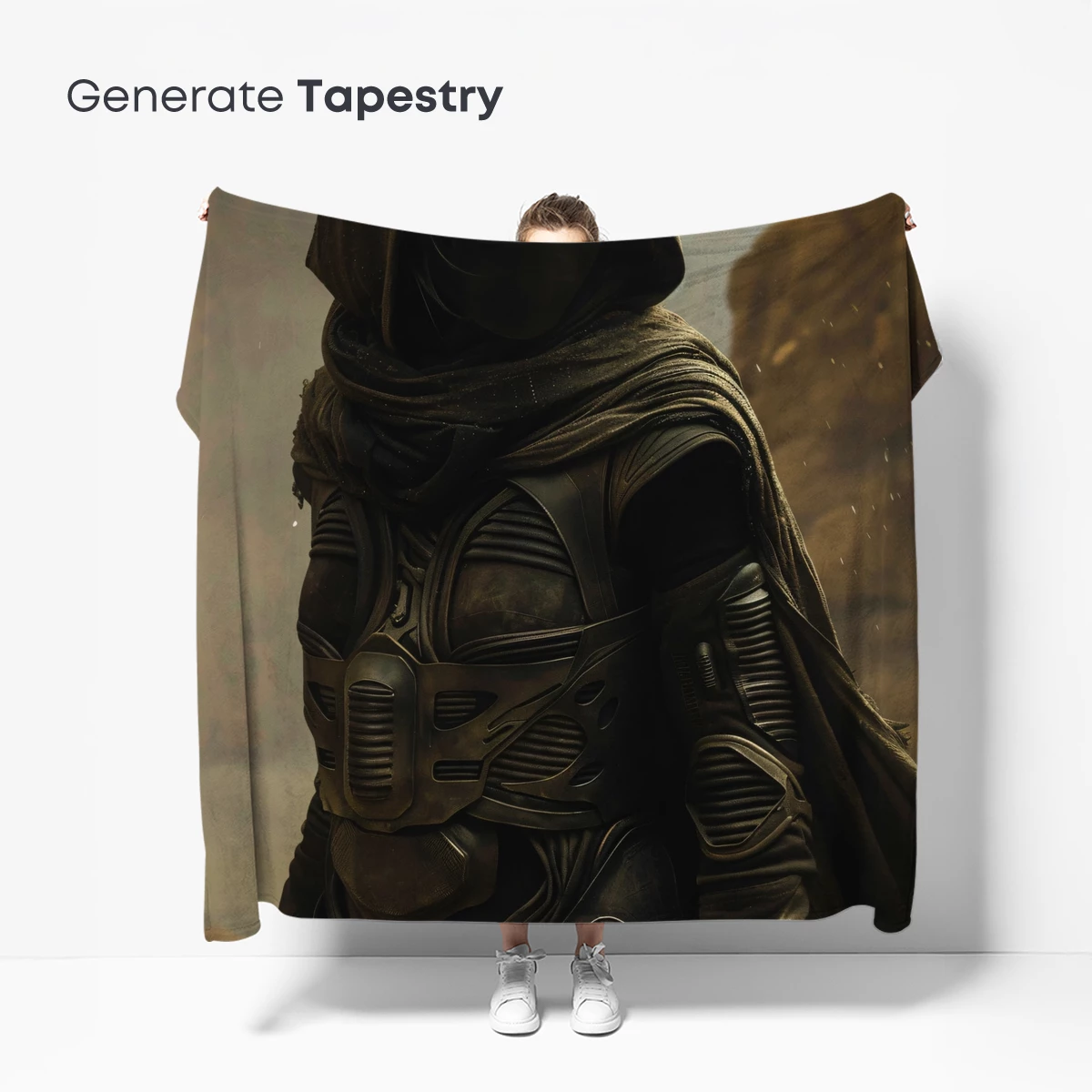 Desert Nomad in Futuristic Armor - Image 5