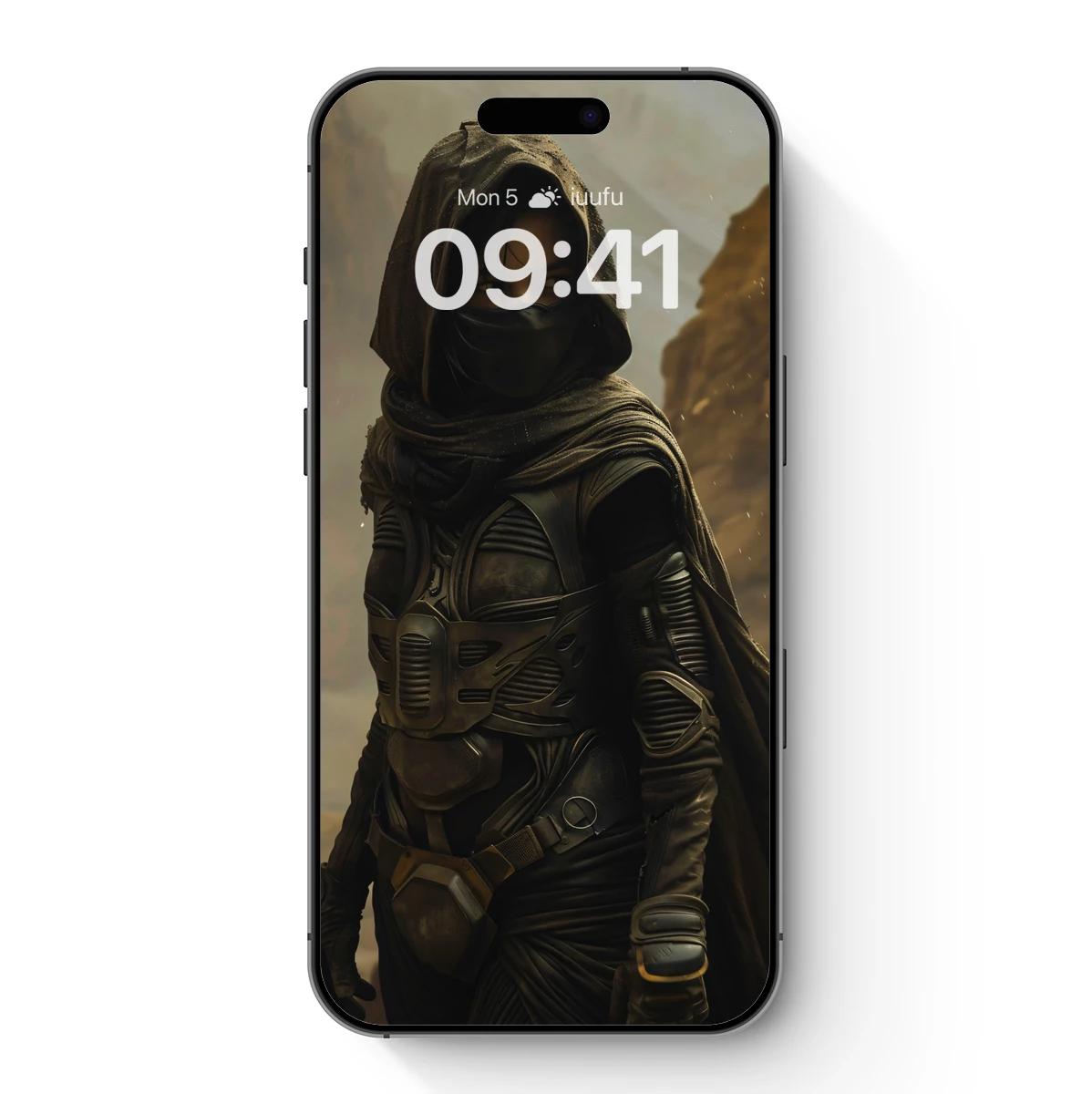 Desert Nomad in Futuristic Armor