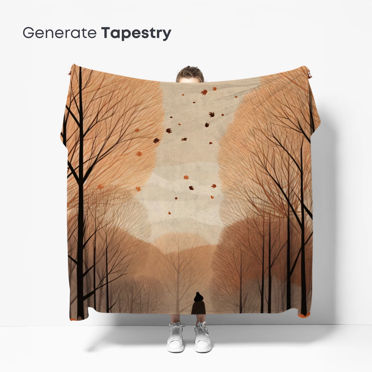 Autumn Solitude: A Walk Among Falling Leaves - Image 5