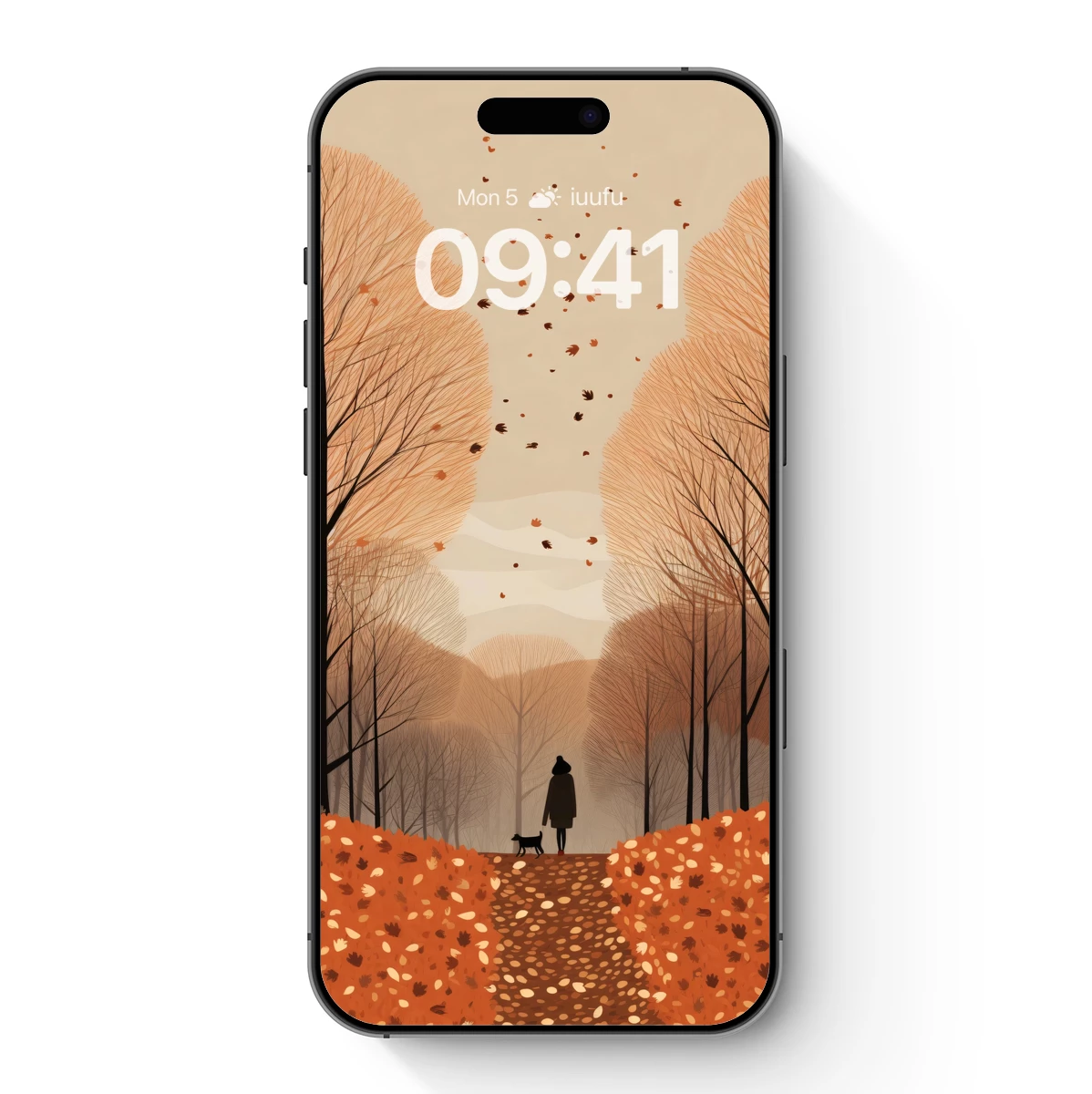 Autumn Solitude: A Walk Among Falling Leaves