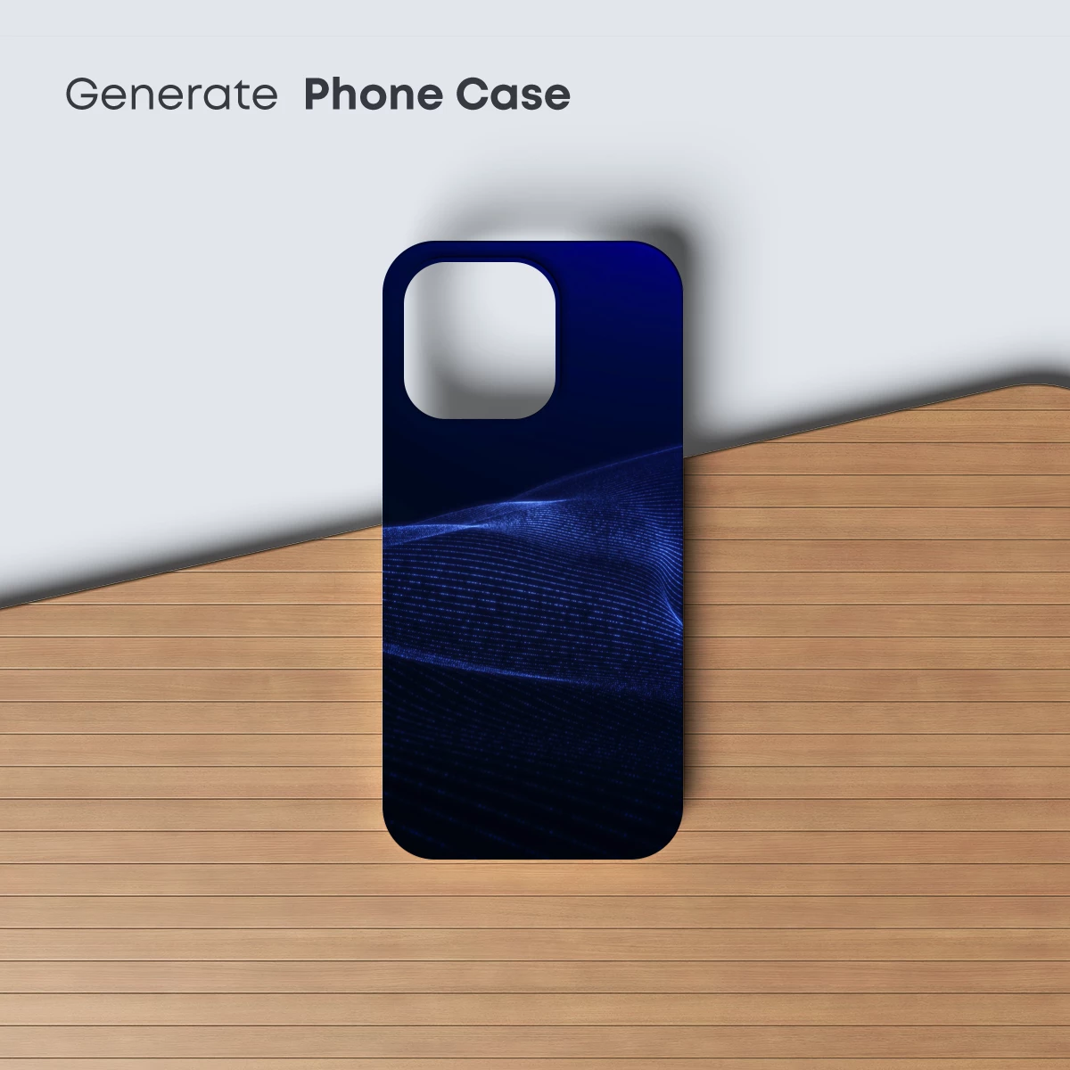 Digital Wave Symphony in Blue - Image 3