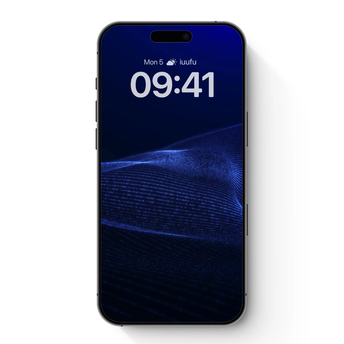 Digital Wave Symphony in Blue