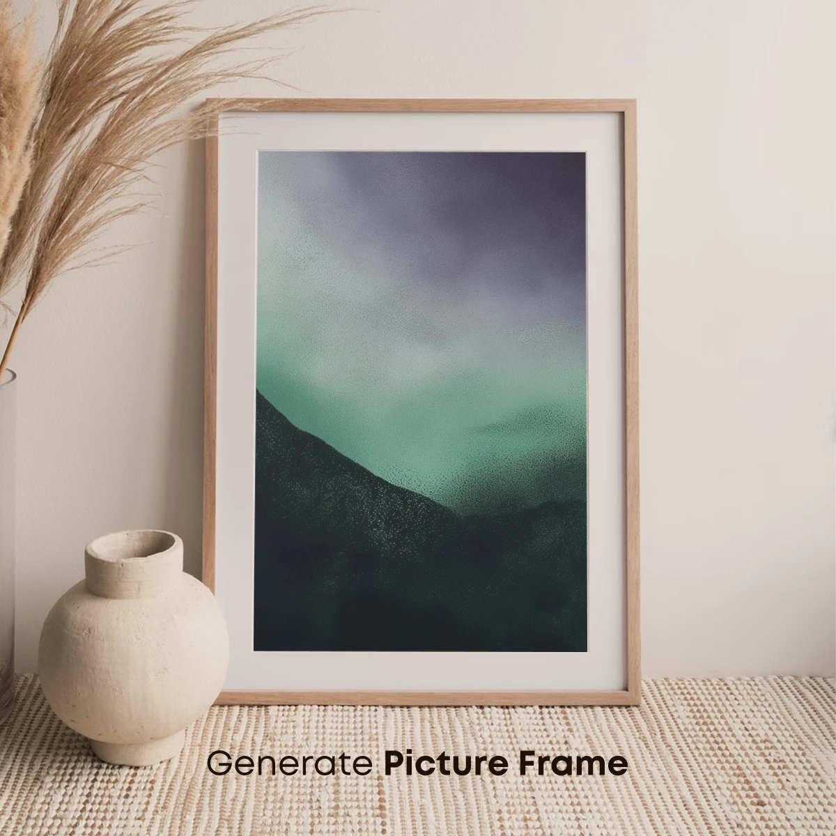 Misty Mountain Veil: Ethereal Landscape Art - Image 7