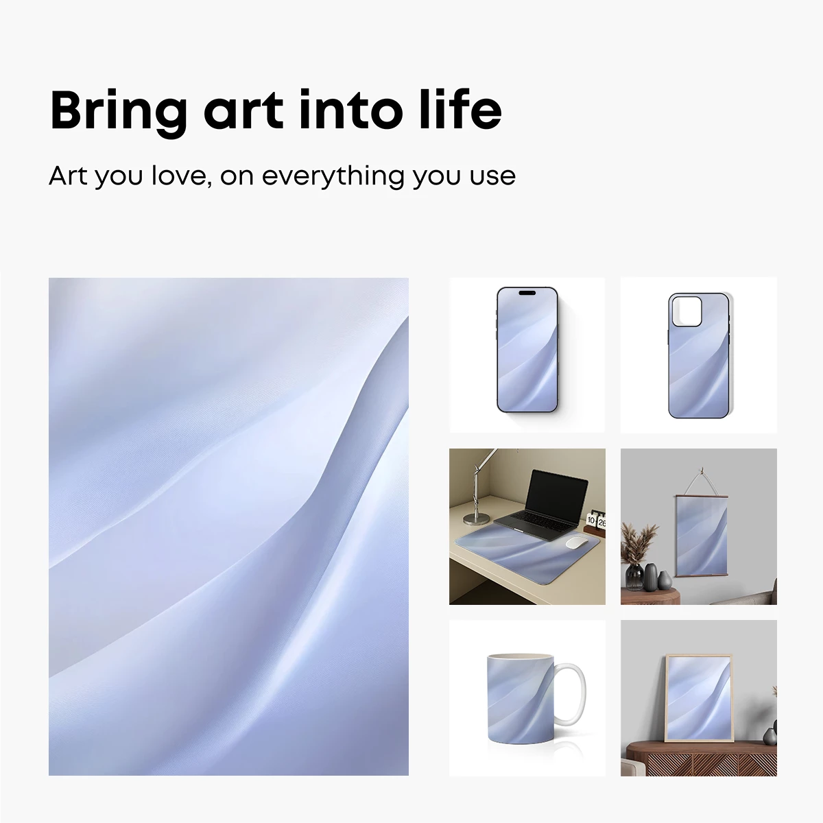 Ethereal Silk Waves: A Dance of Light and Shadow