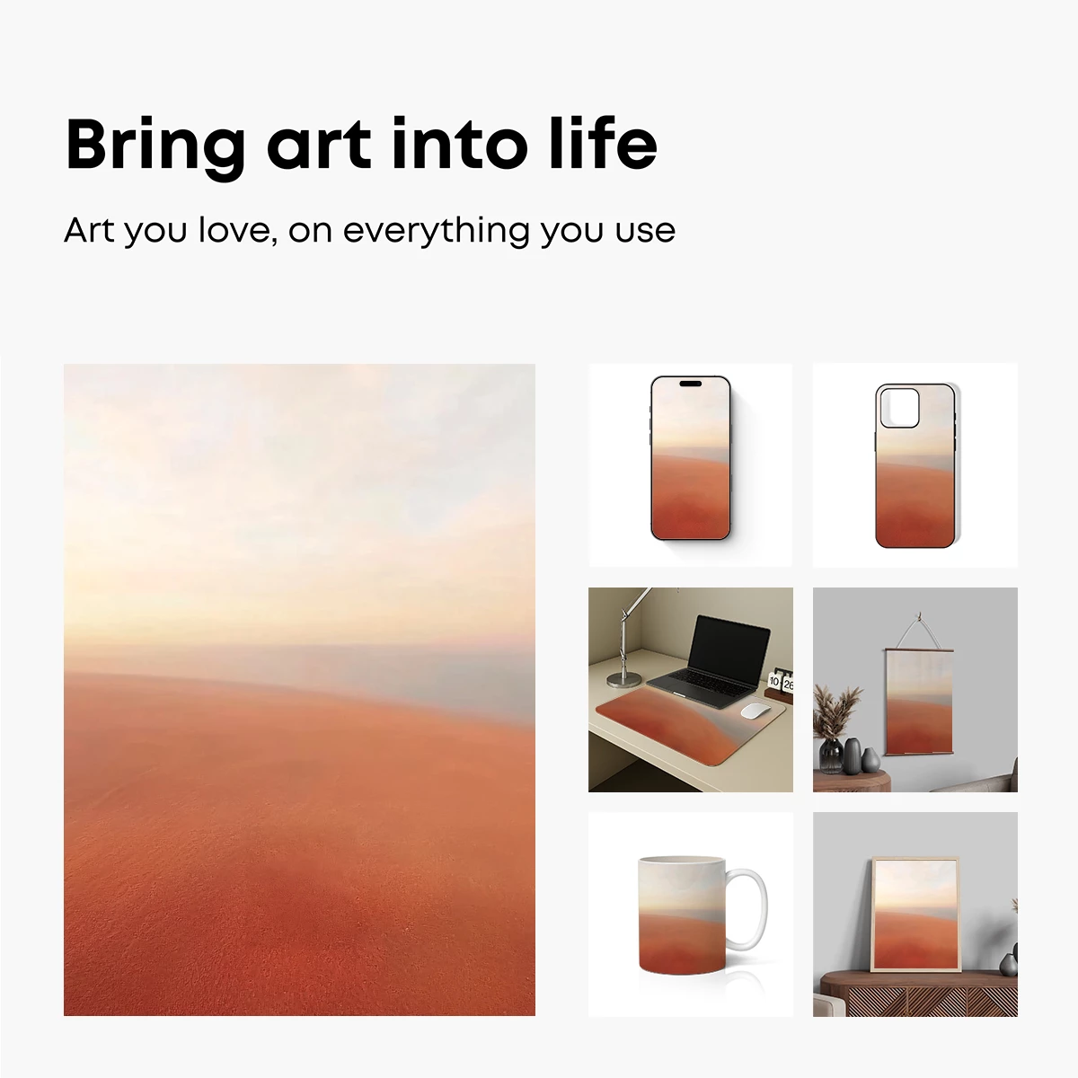 Eternal Desert Horizon: A Symphony of Sand and Sky - Image 2