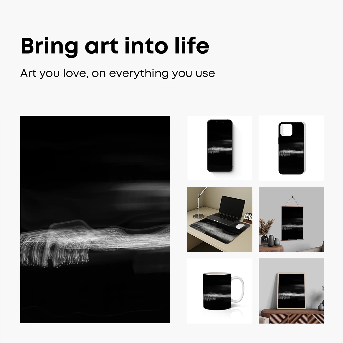 Ethereal Light Trails: A Dance of Shadows - Image 2