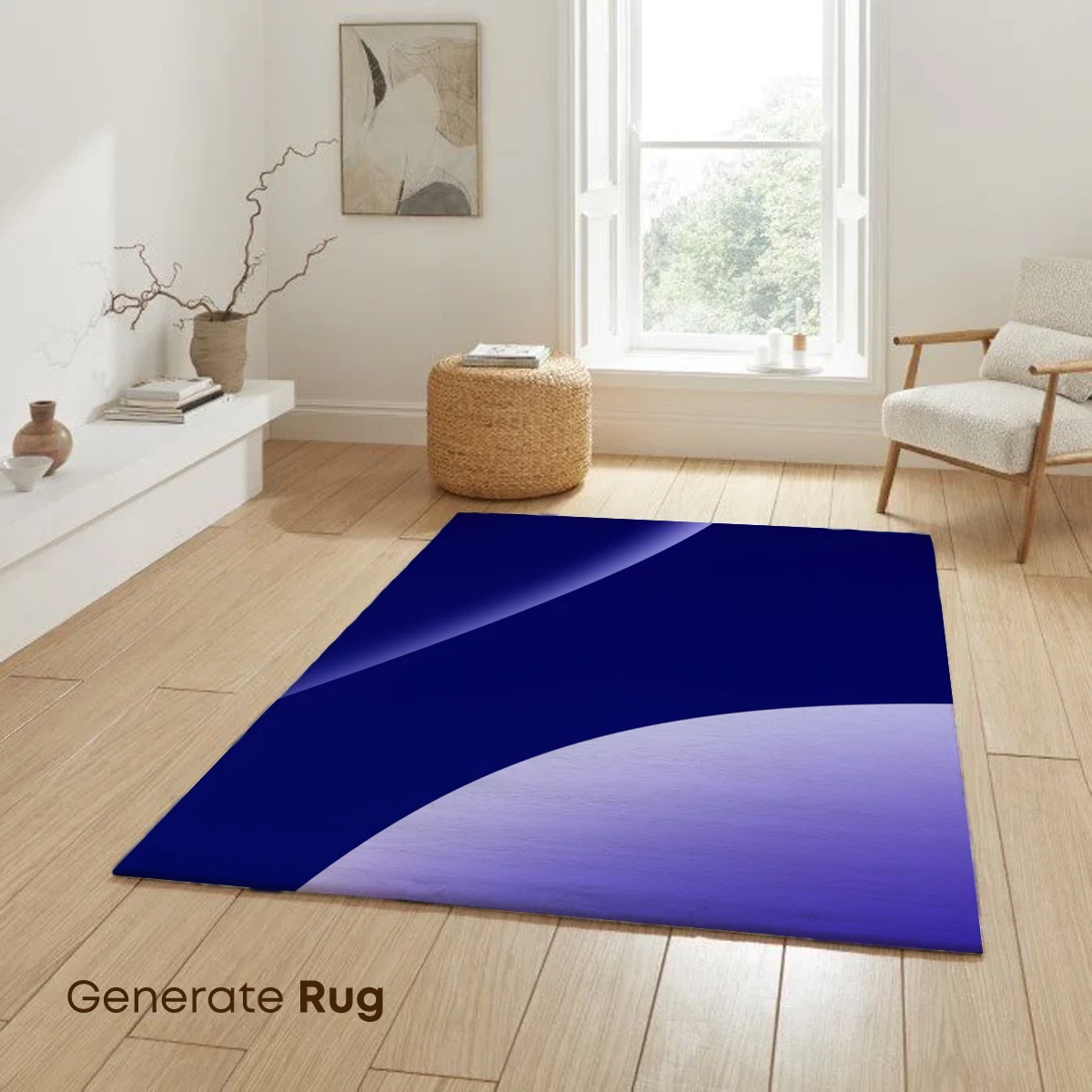 Ethereal Curves in Midnight Blue - Image 6