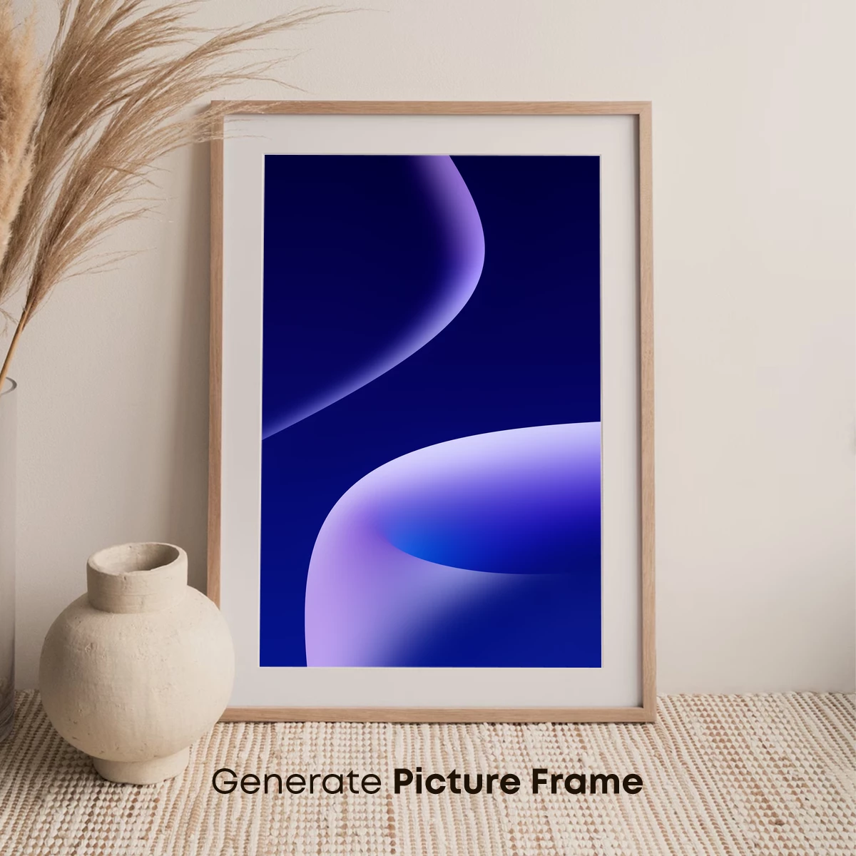 Ethereal Curves in Midnight Blue - Image 7