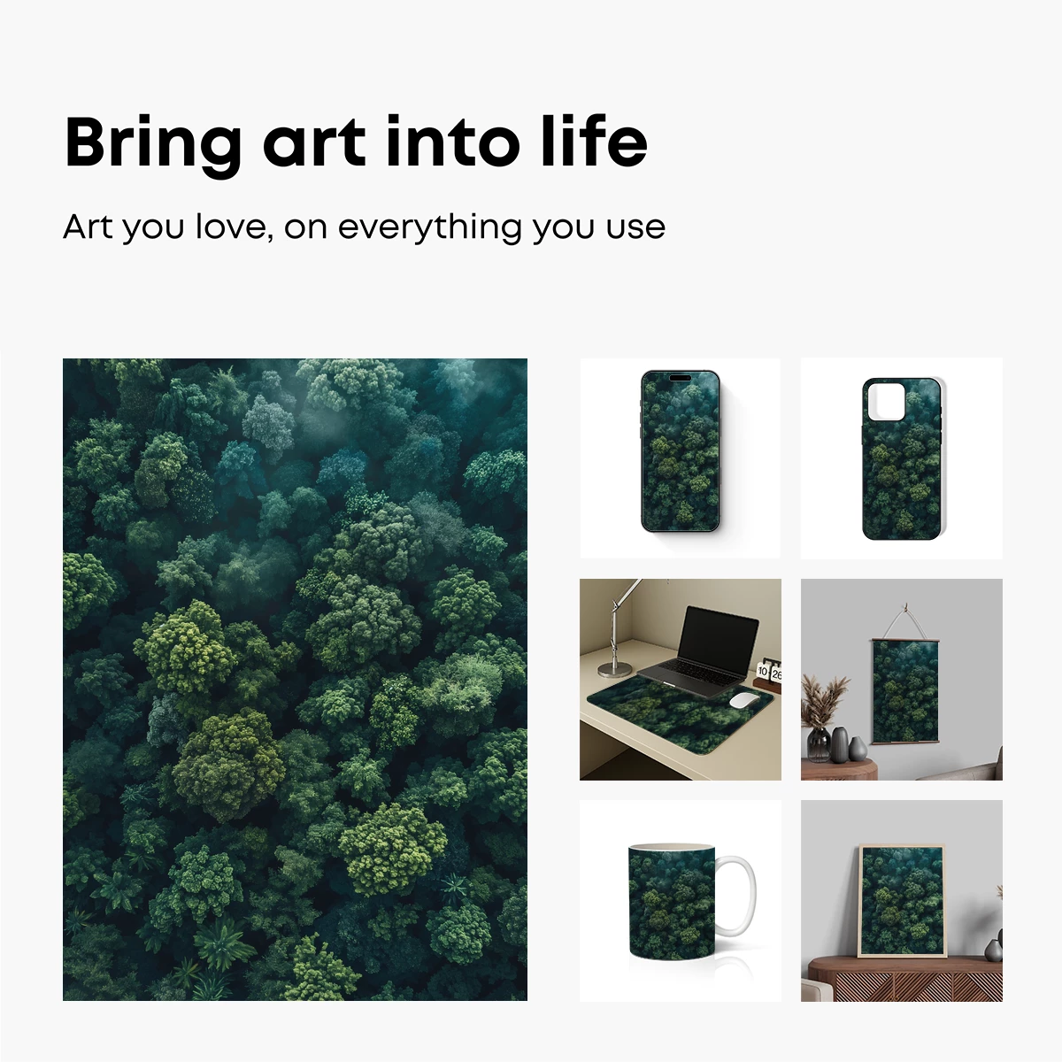 Canopy Whisper: Aerial Forest Serenity - Image 2