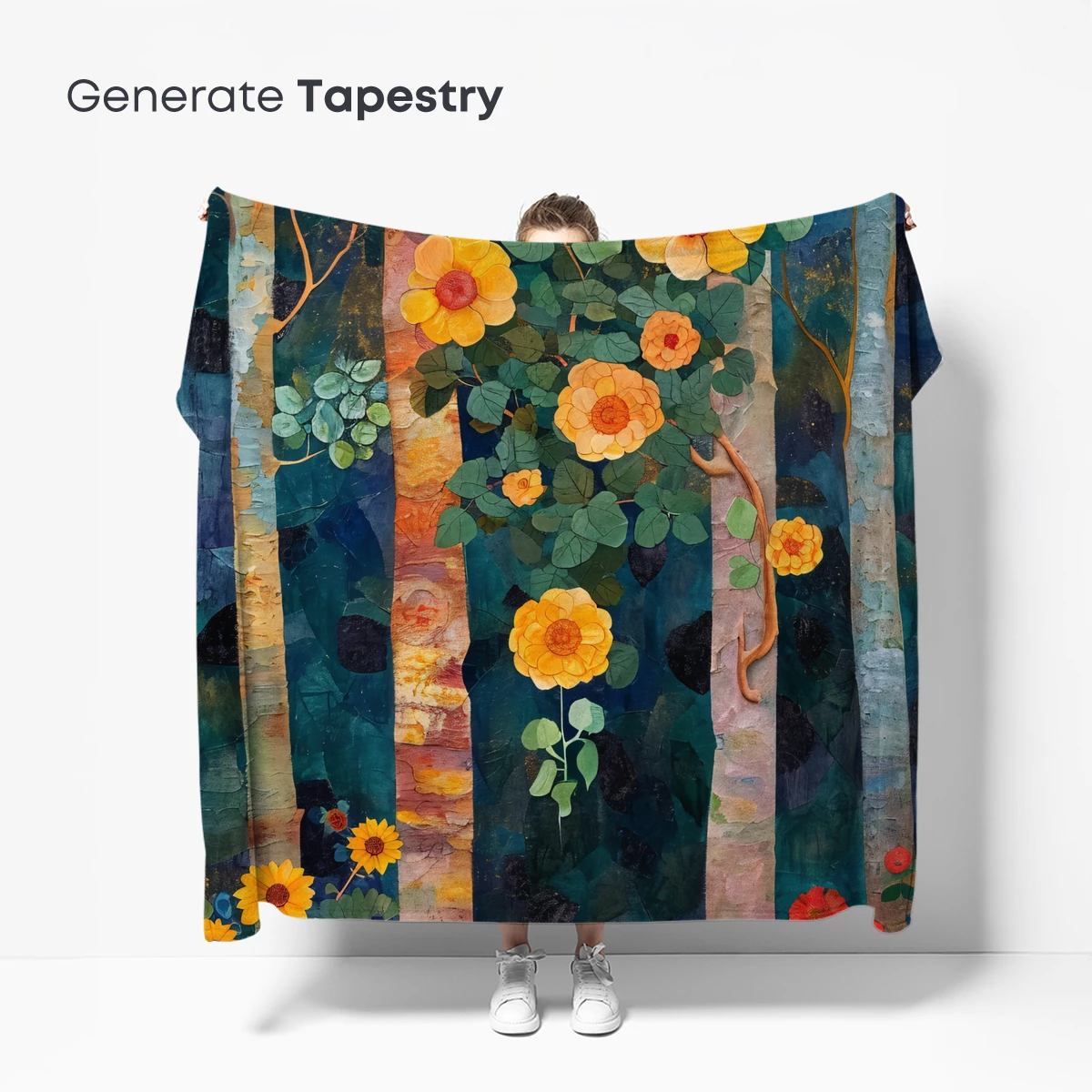 Enchanted Floral Forest: A Tapestry of Blooming Trees - Image 5