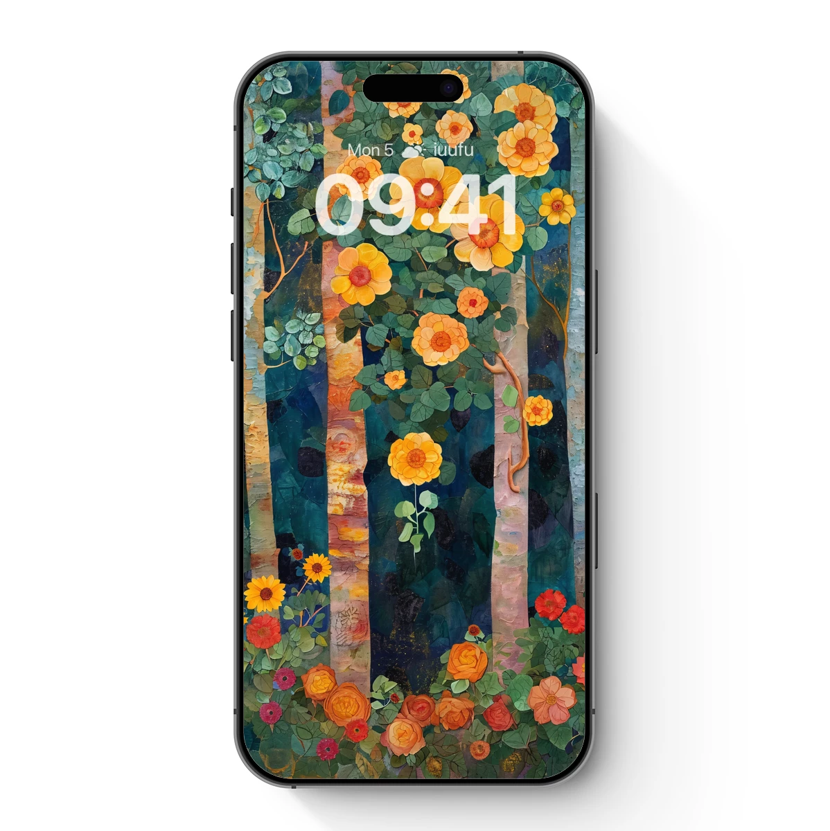 Enchanted Floral Forest: A Tapestry of Blooming Trees