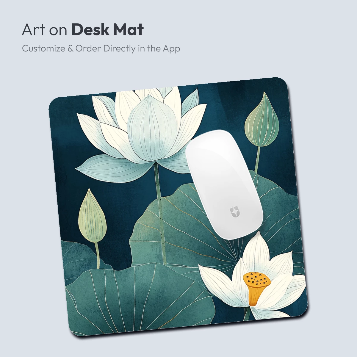 Elegant Lotus Serenity: Modern Zen Artistry - Image 4