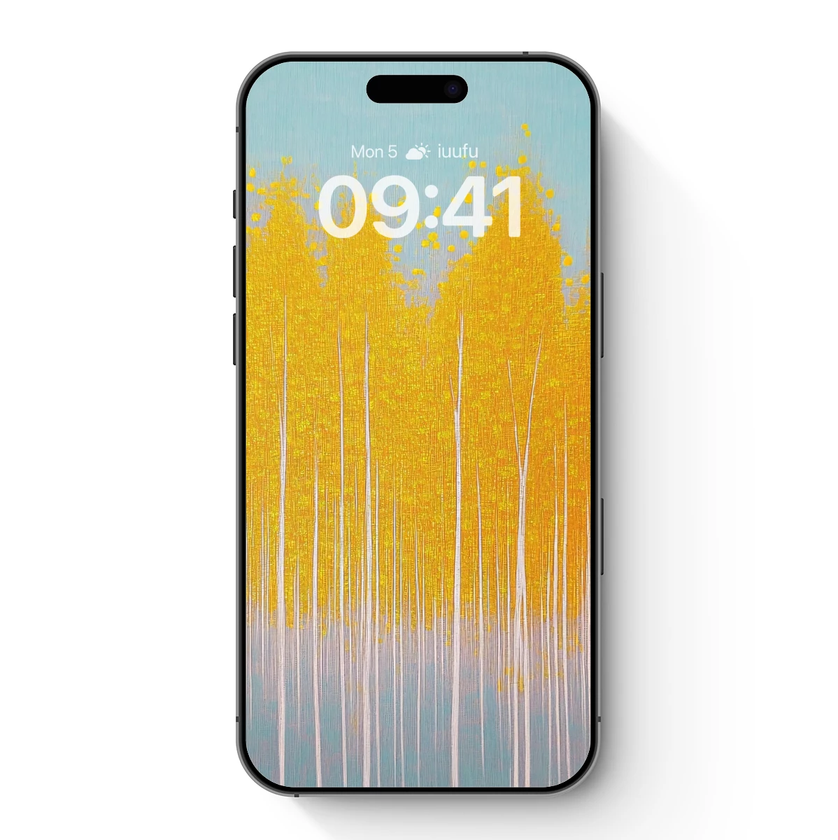 Golden Forest Whisper: Abstract Autumnal Artistry