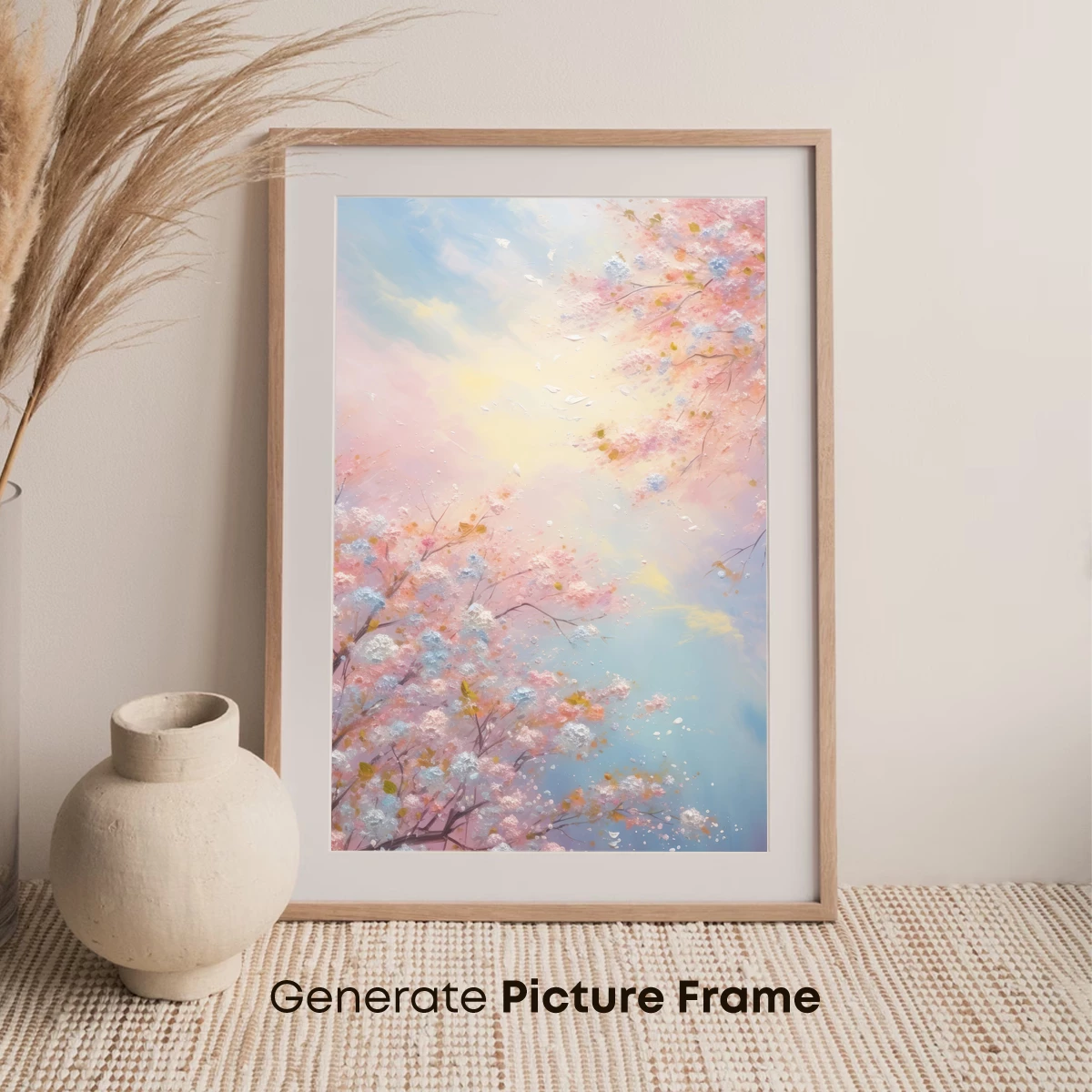 Cherry Blossom Symphony in Pastel Hues - Image 7