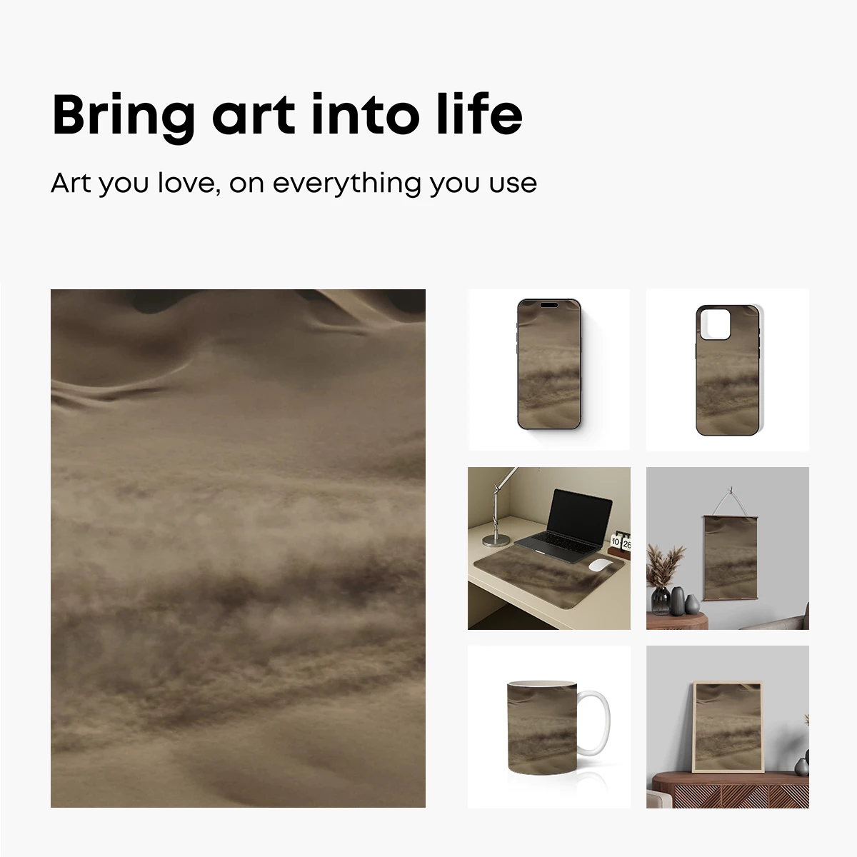 Desert Whispers: Sand Dune Abstracts - Image 2