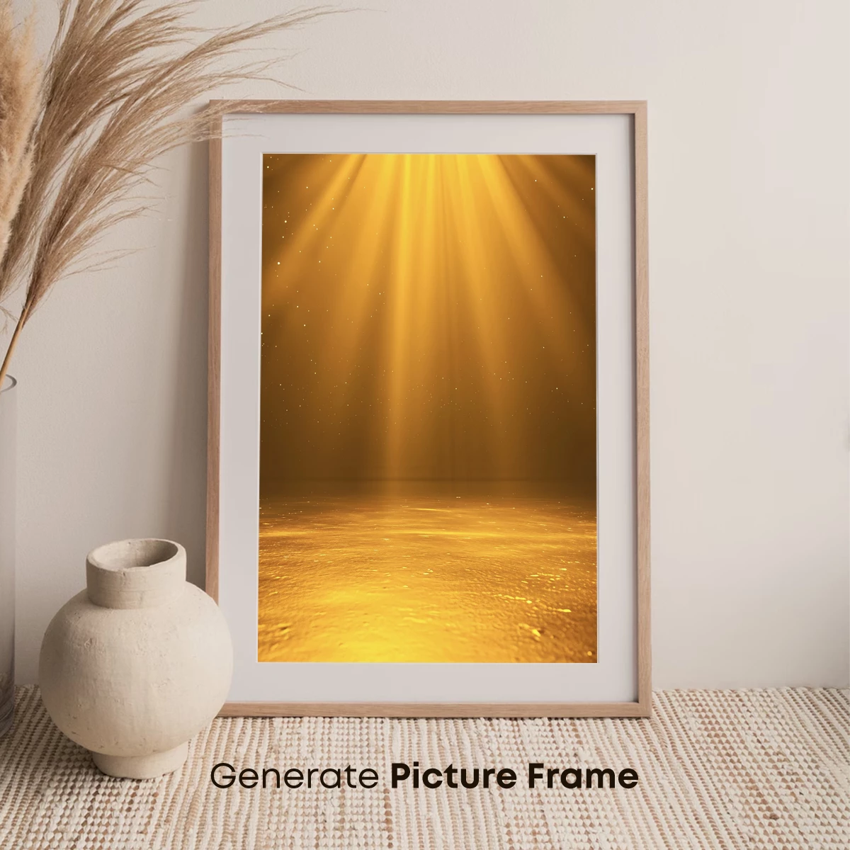 Golden Radiance: Ethereal Light Beams - Image 7