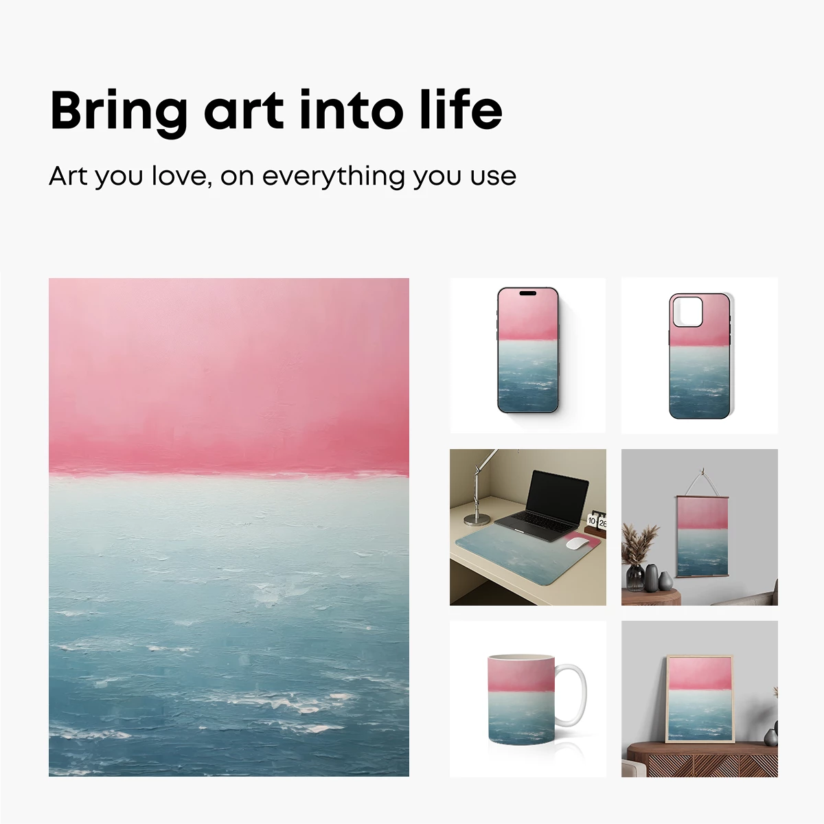 Crimson Horizon Over Frozen Depths - Image 2