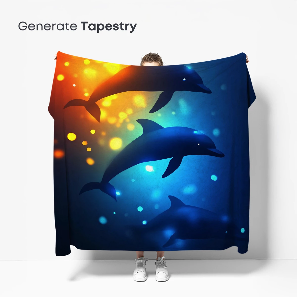 Dolphins in Twilight Glow: A Symphony of Light and Sea - Image 5