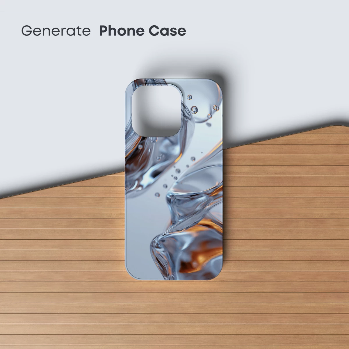 Fluid Elegance: Sculpted Glass Waves - Image 3