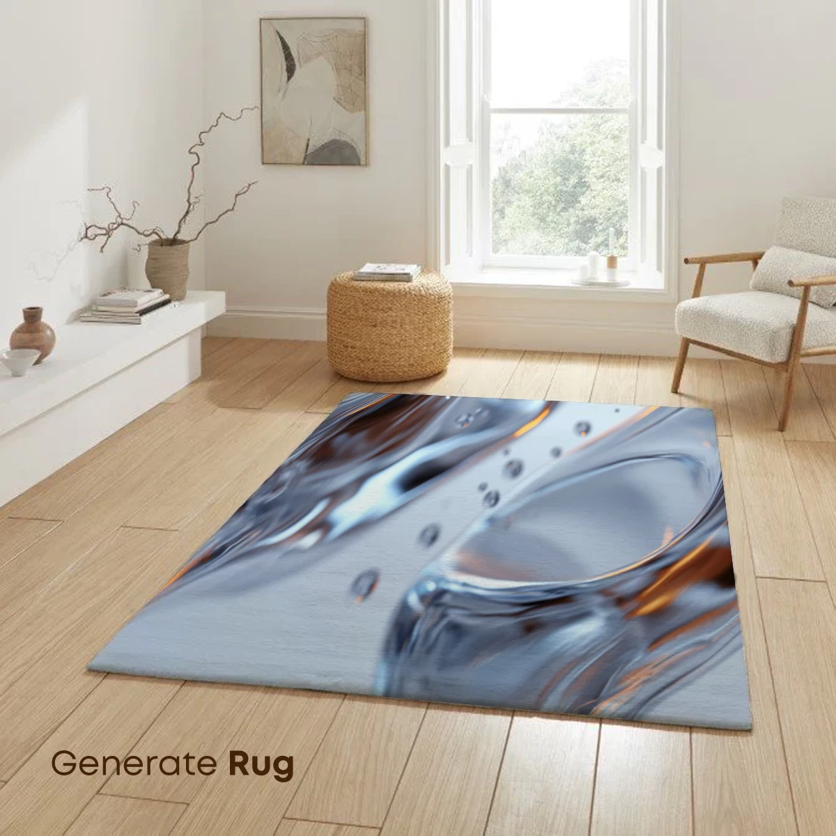 Fluid Elegance: Sculpted Glass Waves - Image 6