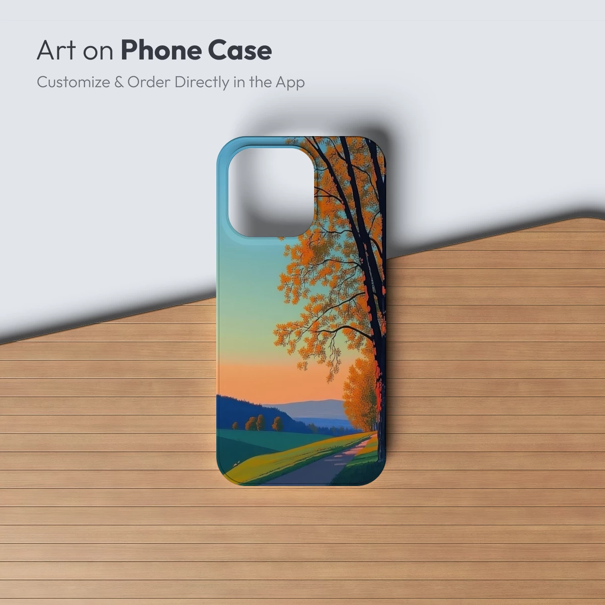 Autumn's Golden Embrace: A Serene Landscape - Image 3