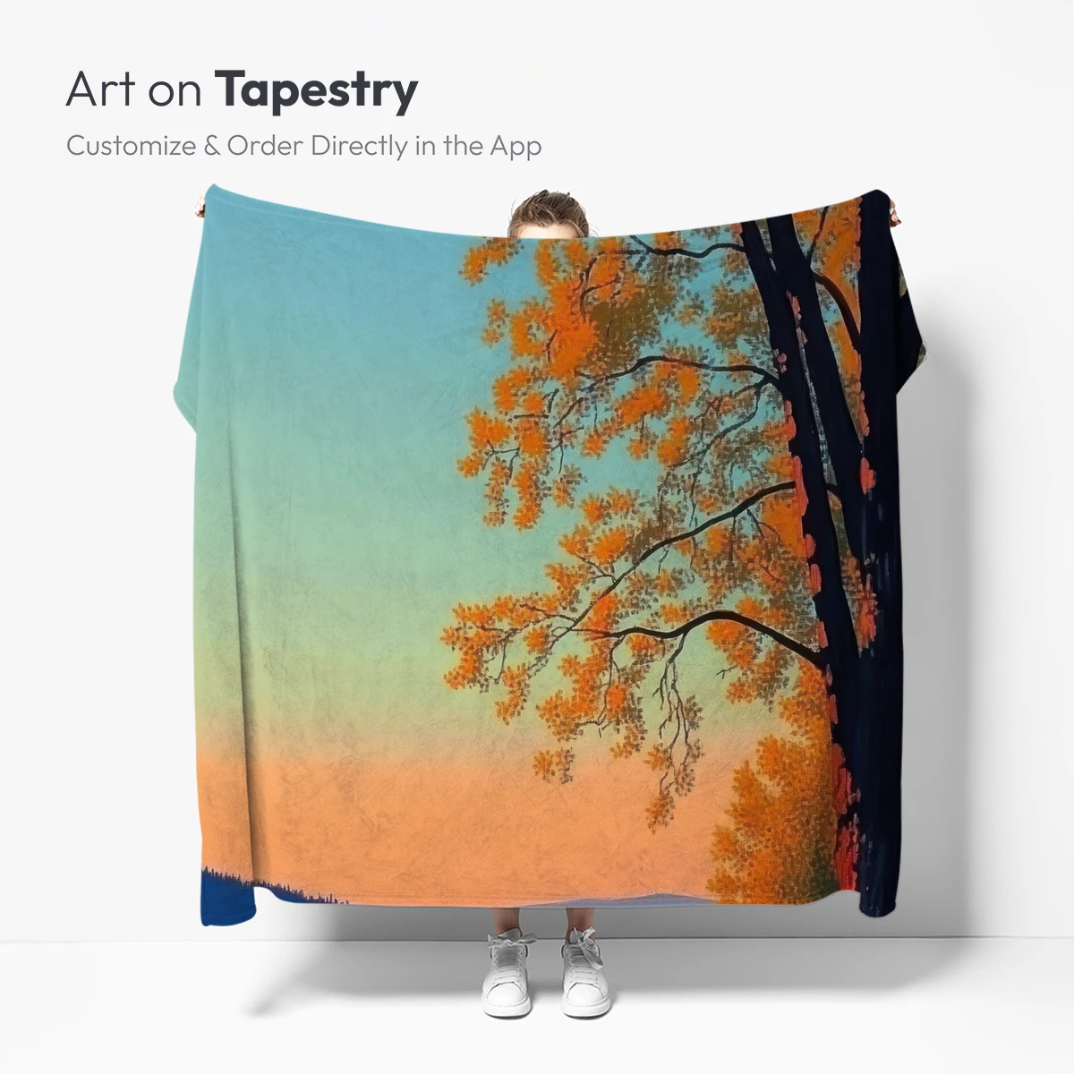 Autumn's Golden Embrace: A Serene Landscape - Image 5