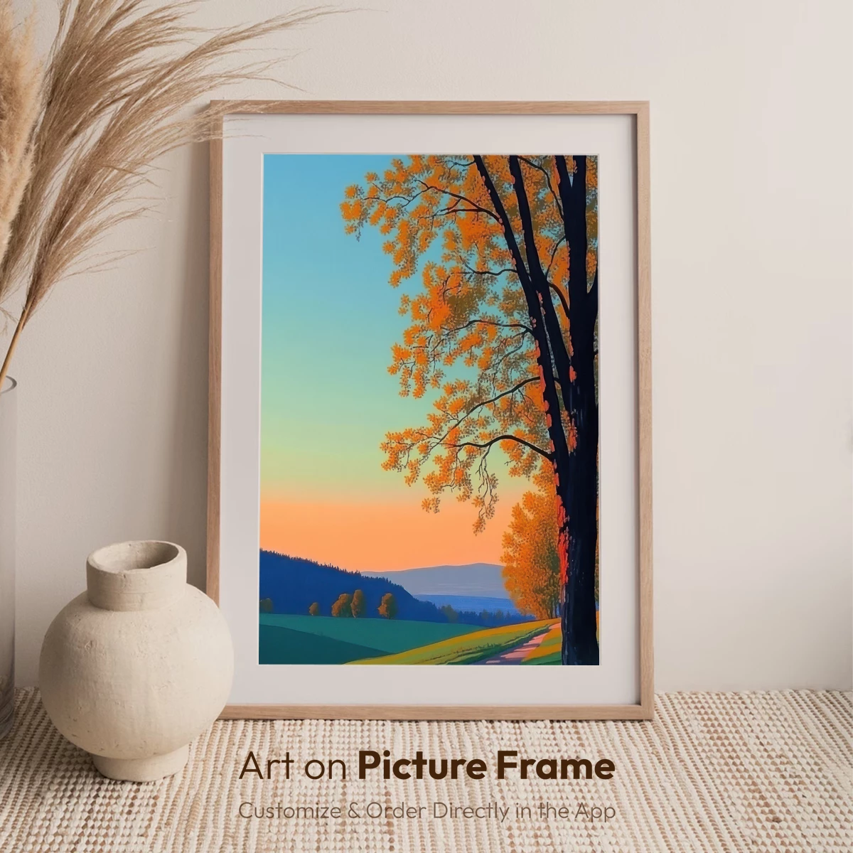 Autumn's Golden Embrace: A Serene Landscape - Image 7