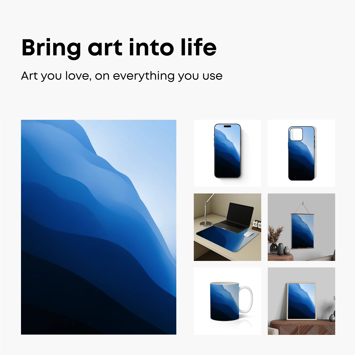 Blue Abyss: Layered Serenity - Image 2