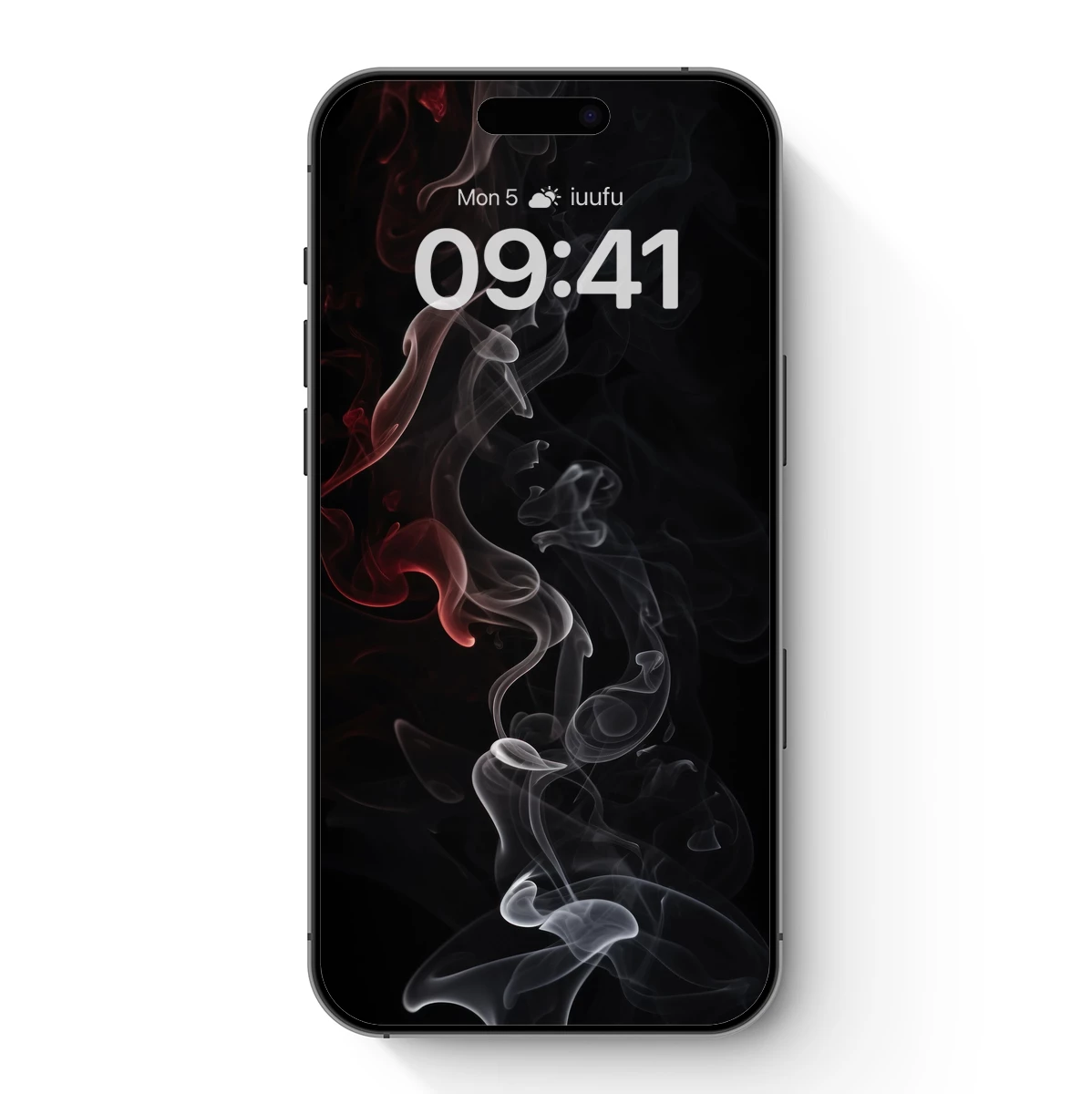 Ethereal Smoke Dance: Red and White Whispers Ethereal Smoke Dance: Red and White Whispers