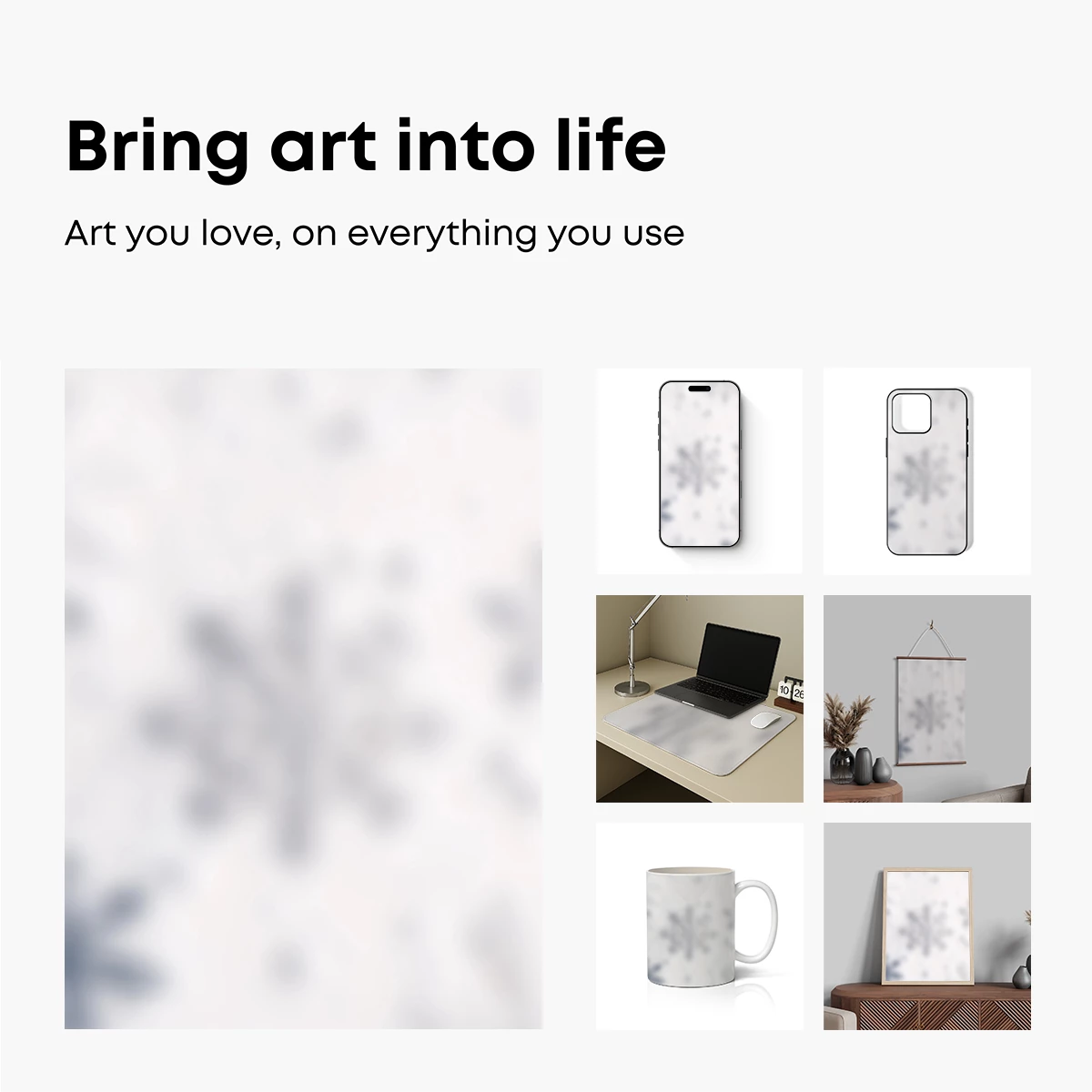 Ethereal Snowflake Whispers