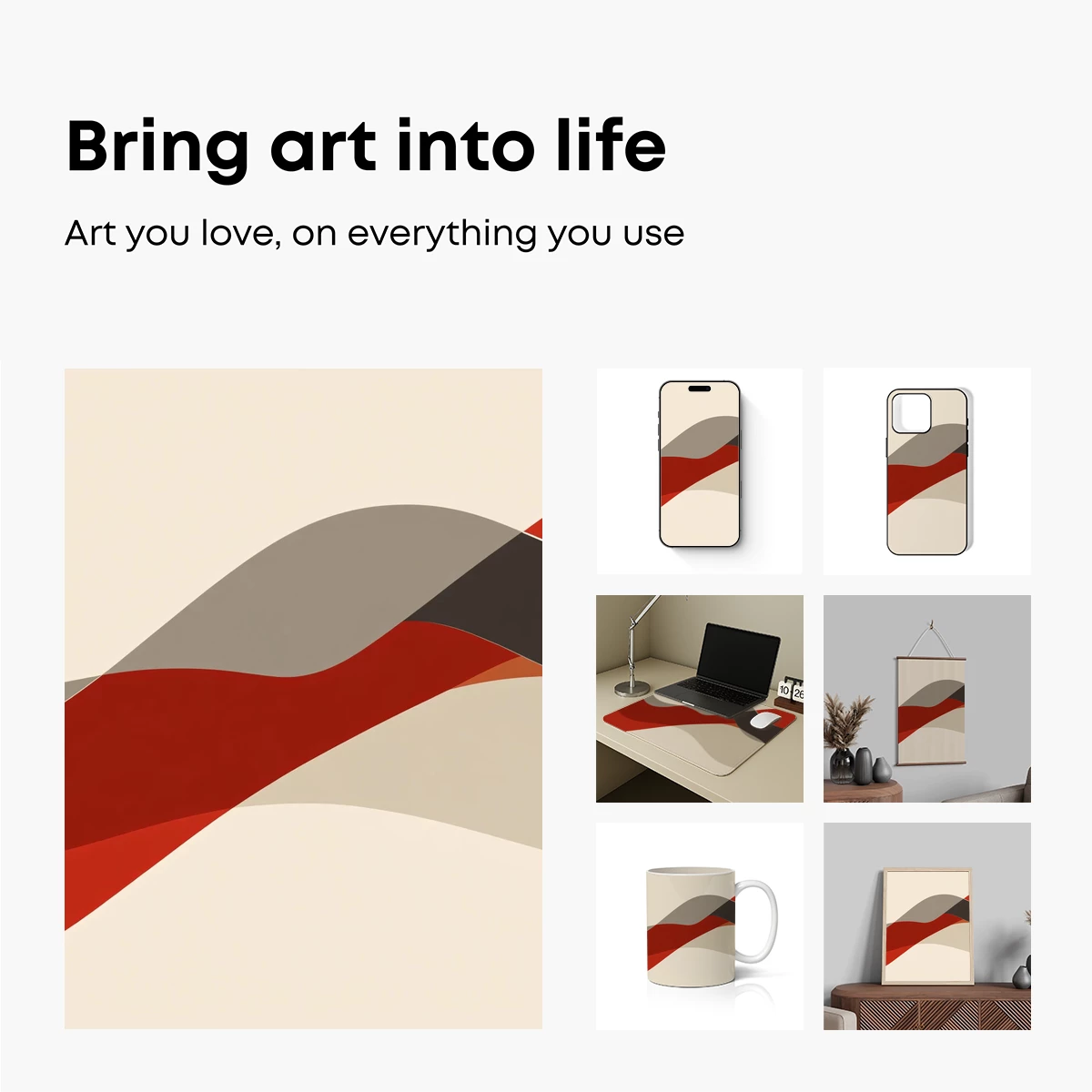 Fluid Waves of Color: Abstract Elegance - Image 2