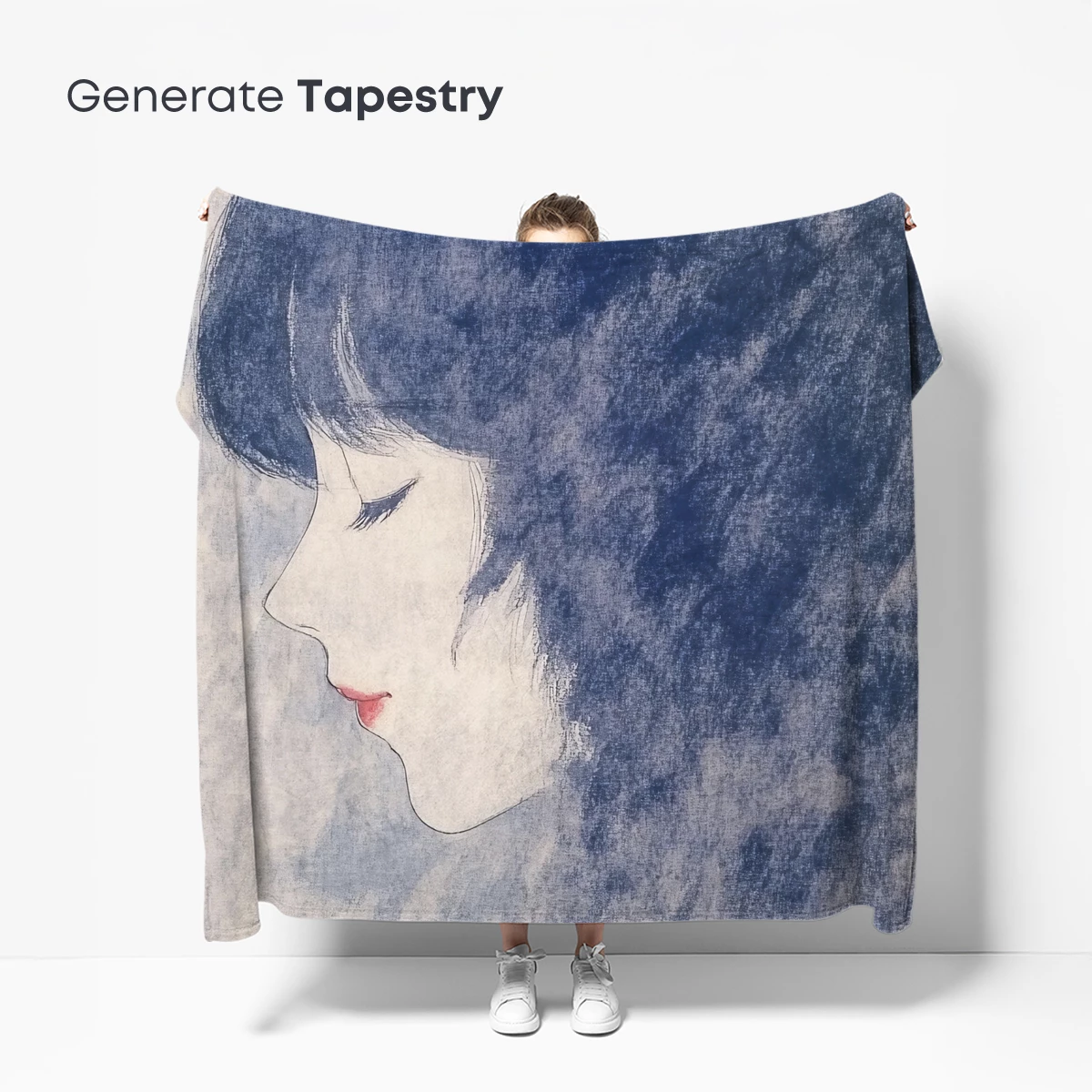 Blue-Hued Solitude: A Profile in Shadows - Image 5