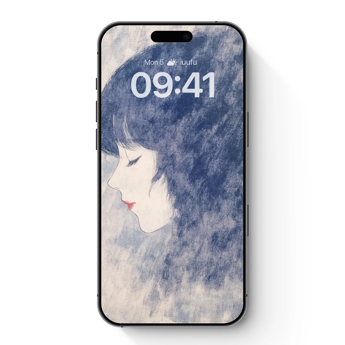 Blue-Hued Solitude: A Profile in Shadows