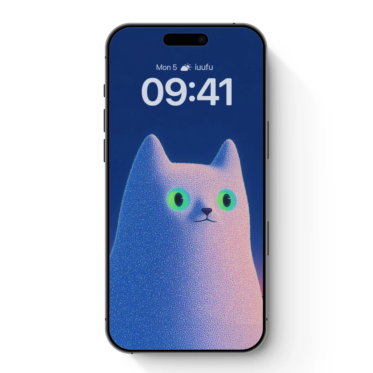 Glowing Cat in Twilight: Pixel Art Magic