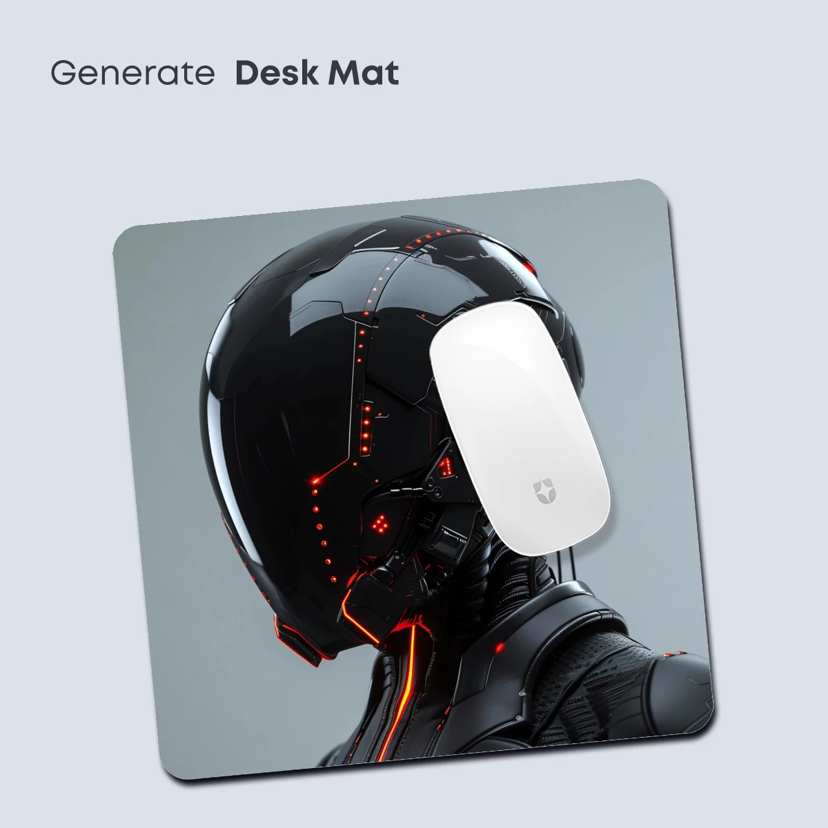 Cybernetic Sentinel: Futuristic Helmet Art - Image 4