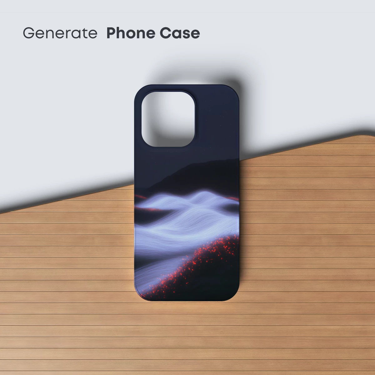 Luminous Night Waves: A Symphony of Light and Shadow - Image 3