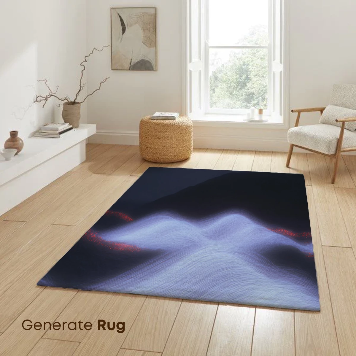 Luminous Night Waves: A Symphony of Light and Shadow - Image 6