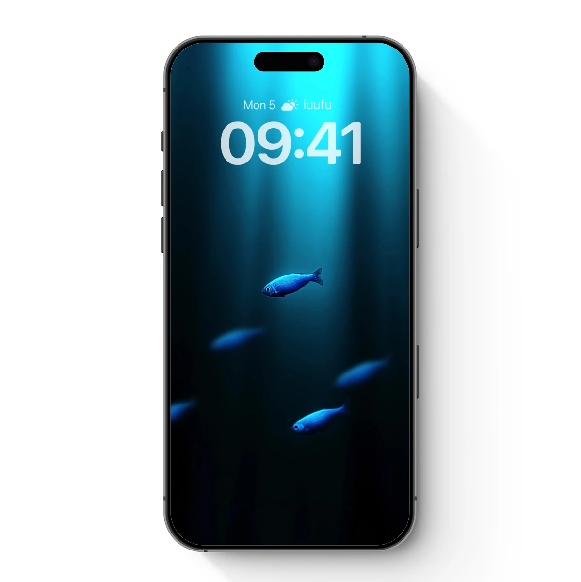 Deep Blue Solitude: Fish in Ethereal Light