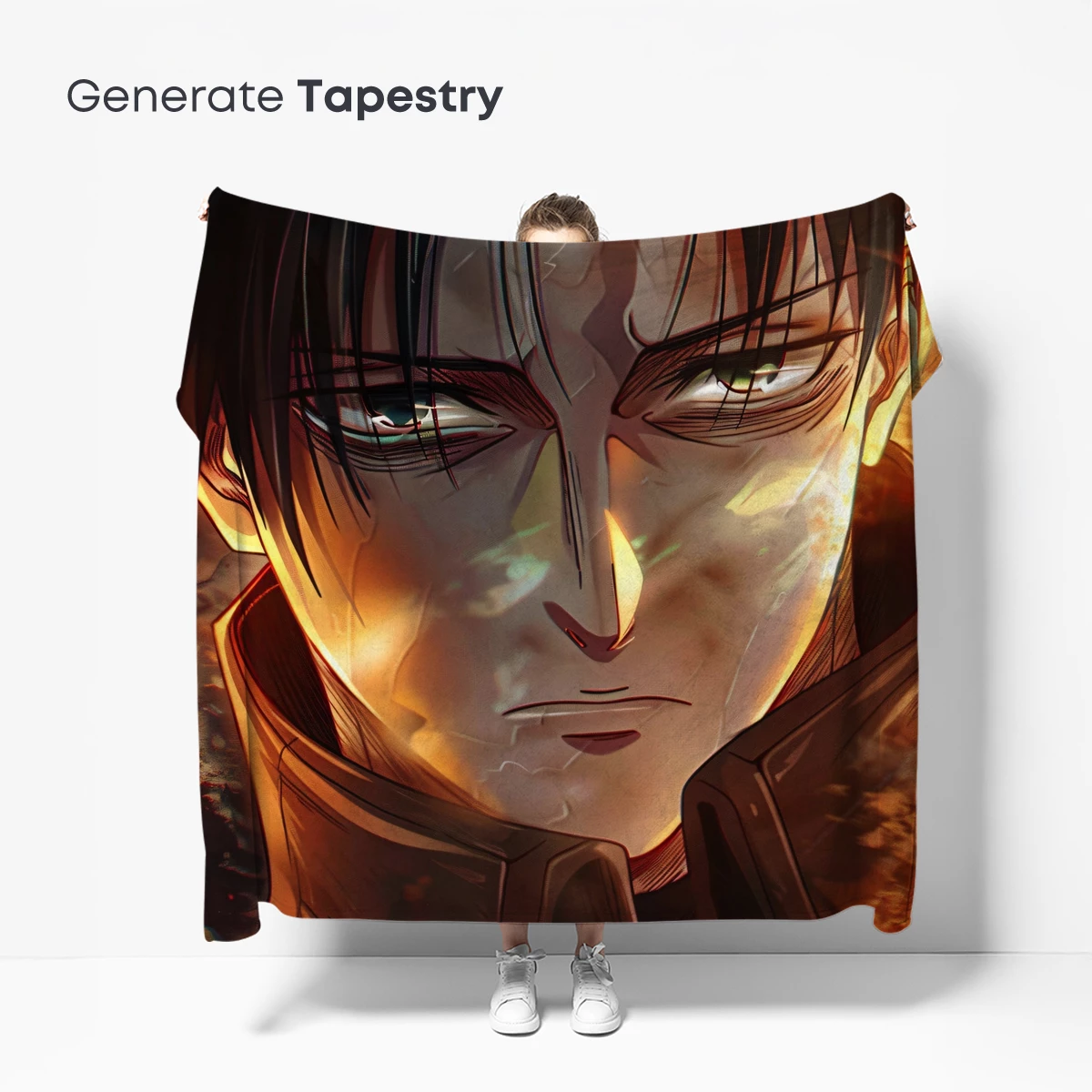 Blazing Warrior: Anime Intensity in Flames - Image 5